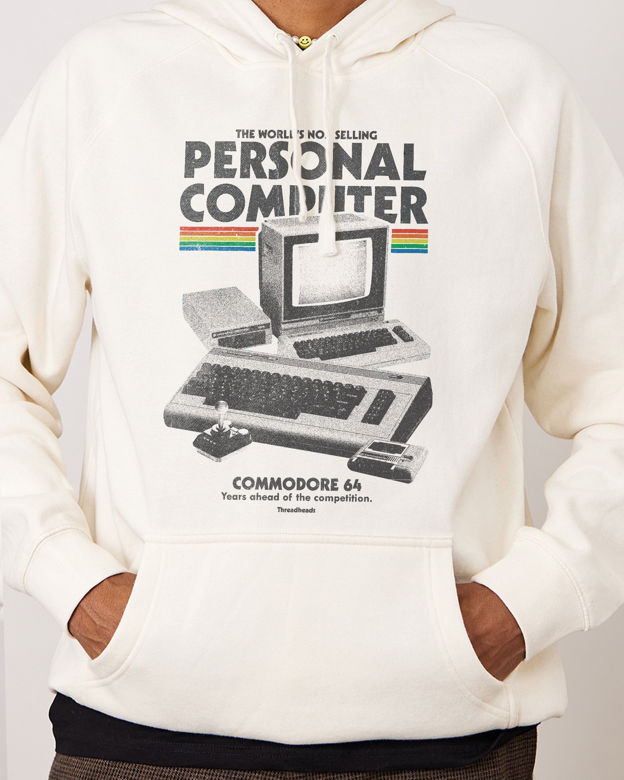 Retro Commodore 64 Hoodie Australia Online Natural
