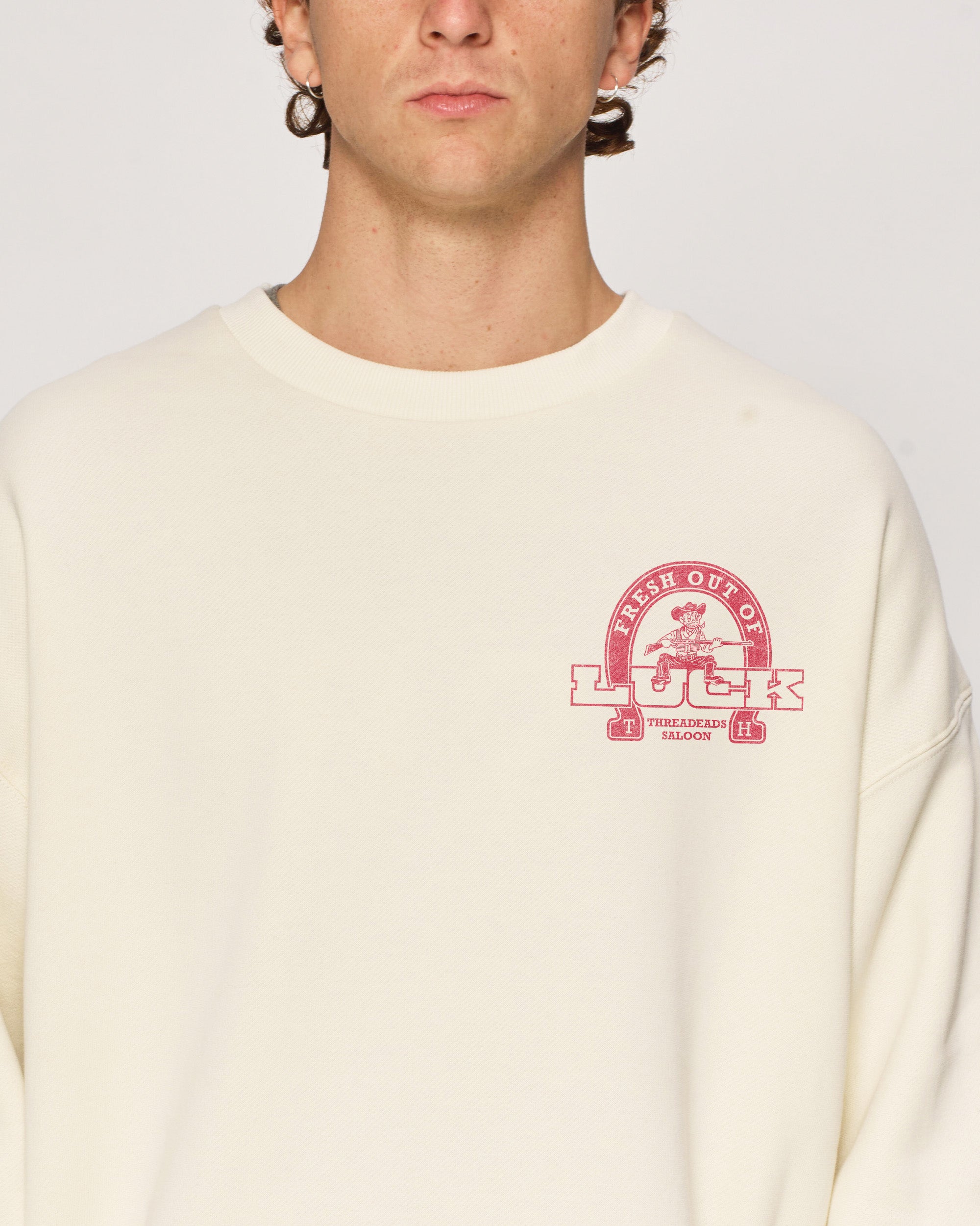 Fresh Out of Luck Natural Sweatshirt