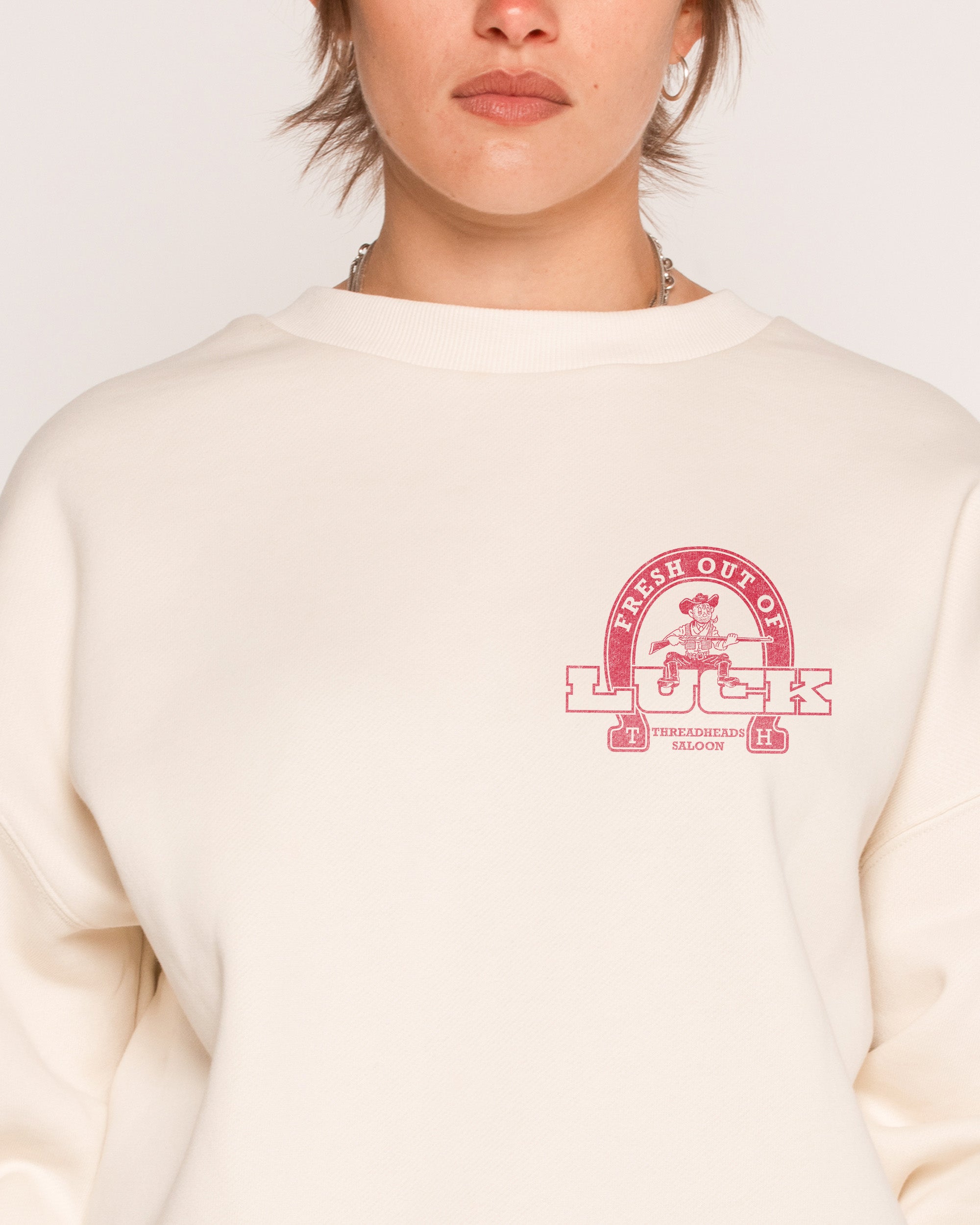 Fresh Out of Luck Natural Sweatshirt