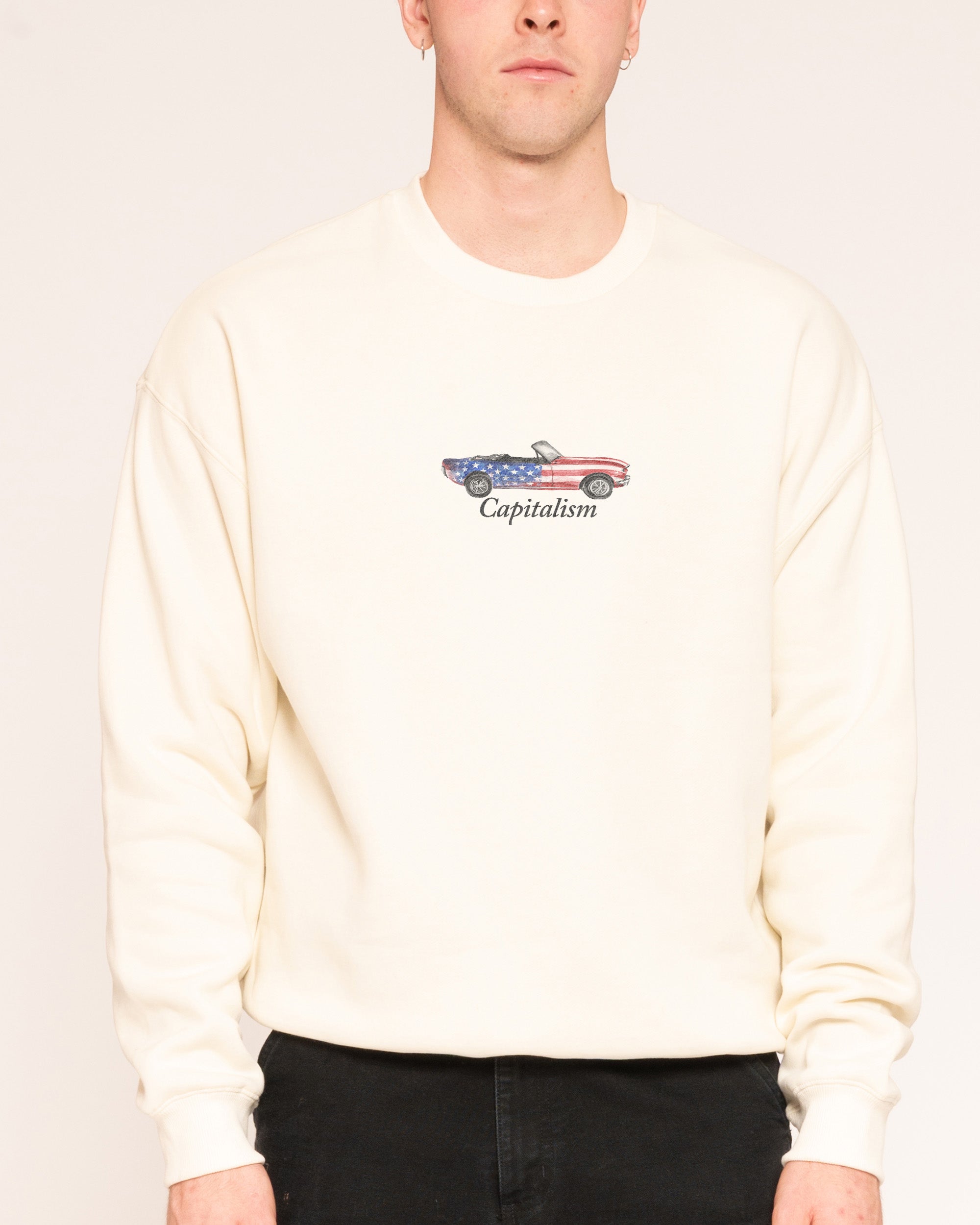 Capitalism Natural Sweatshirt