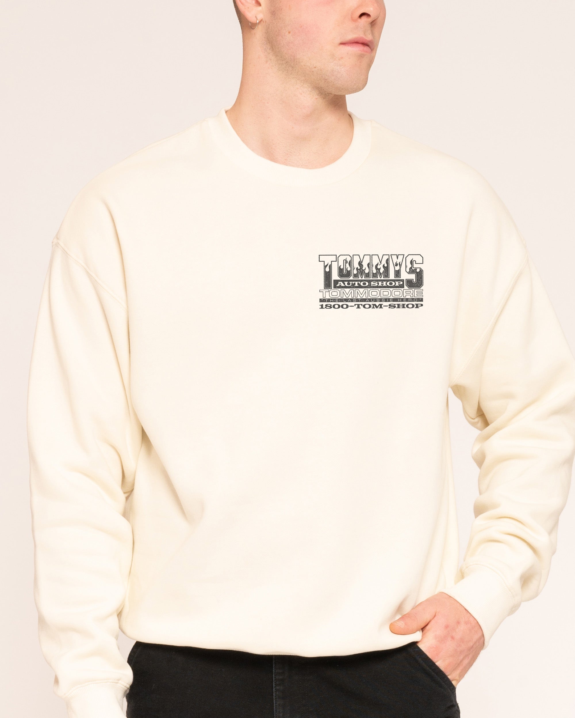 Tommy's Auto Shop Natural Sweatshirt