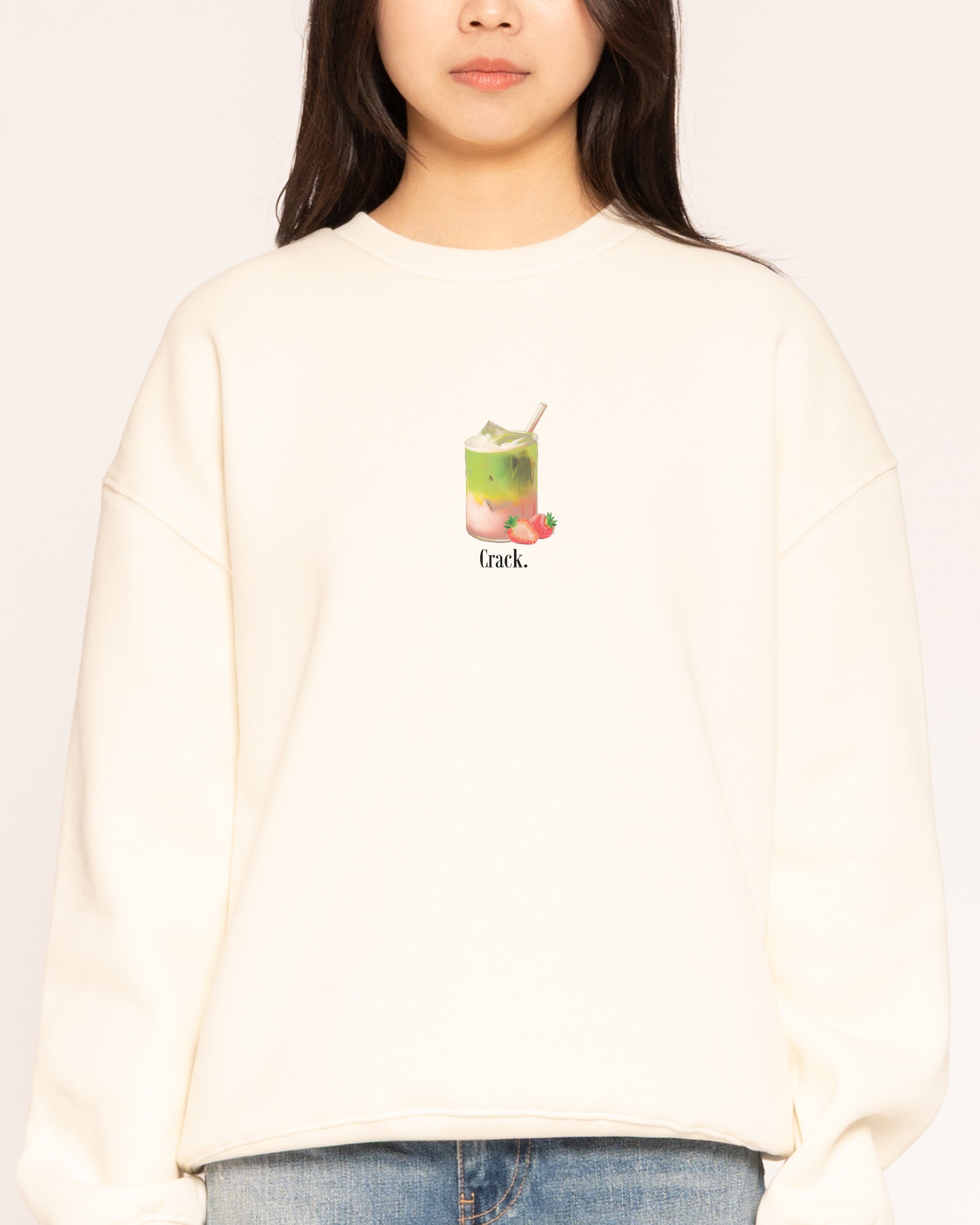 Matcha Crack Natural Sweatshirt