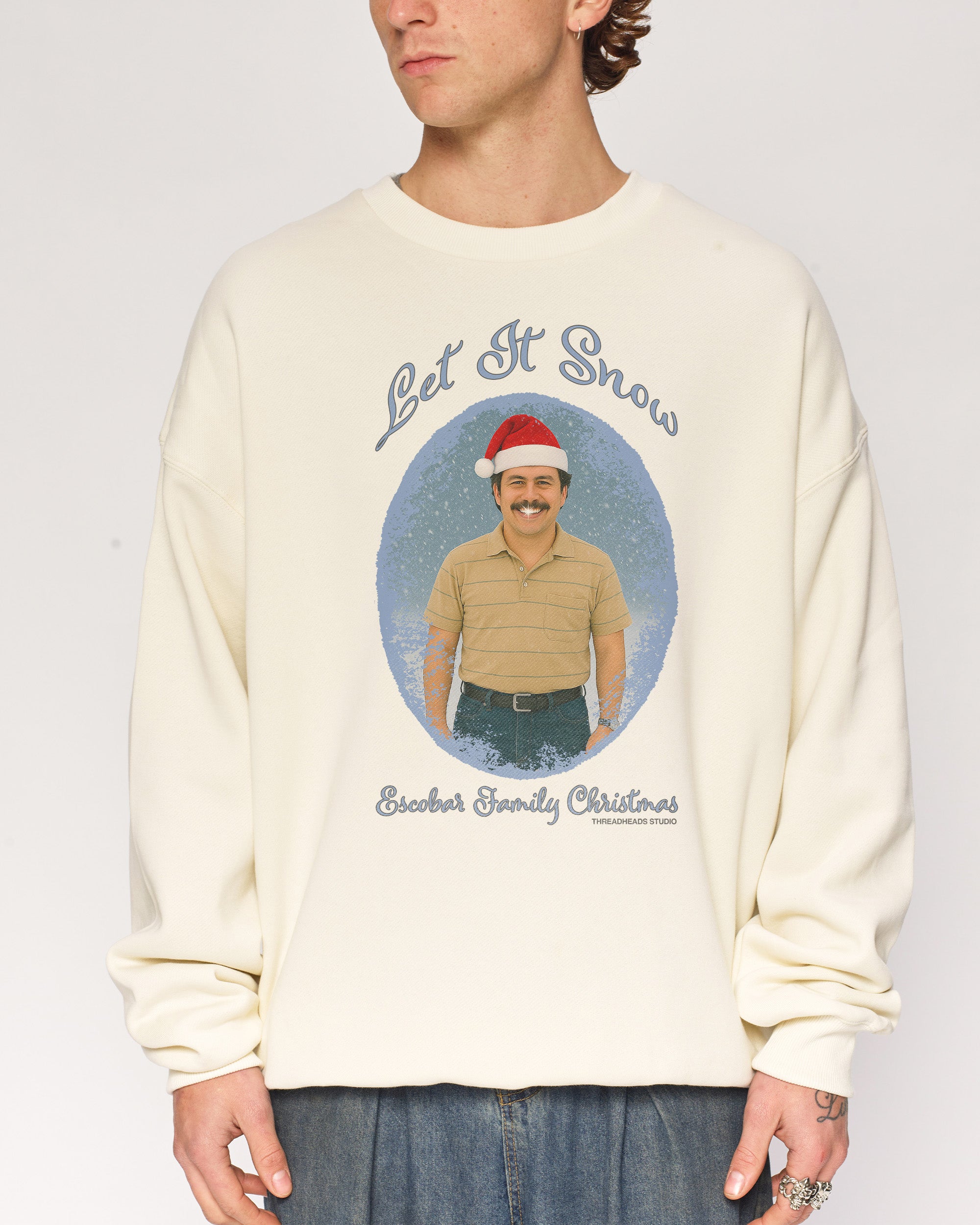 Let It Snow Pablo Natural Sweatshirt