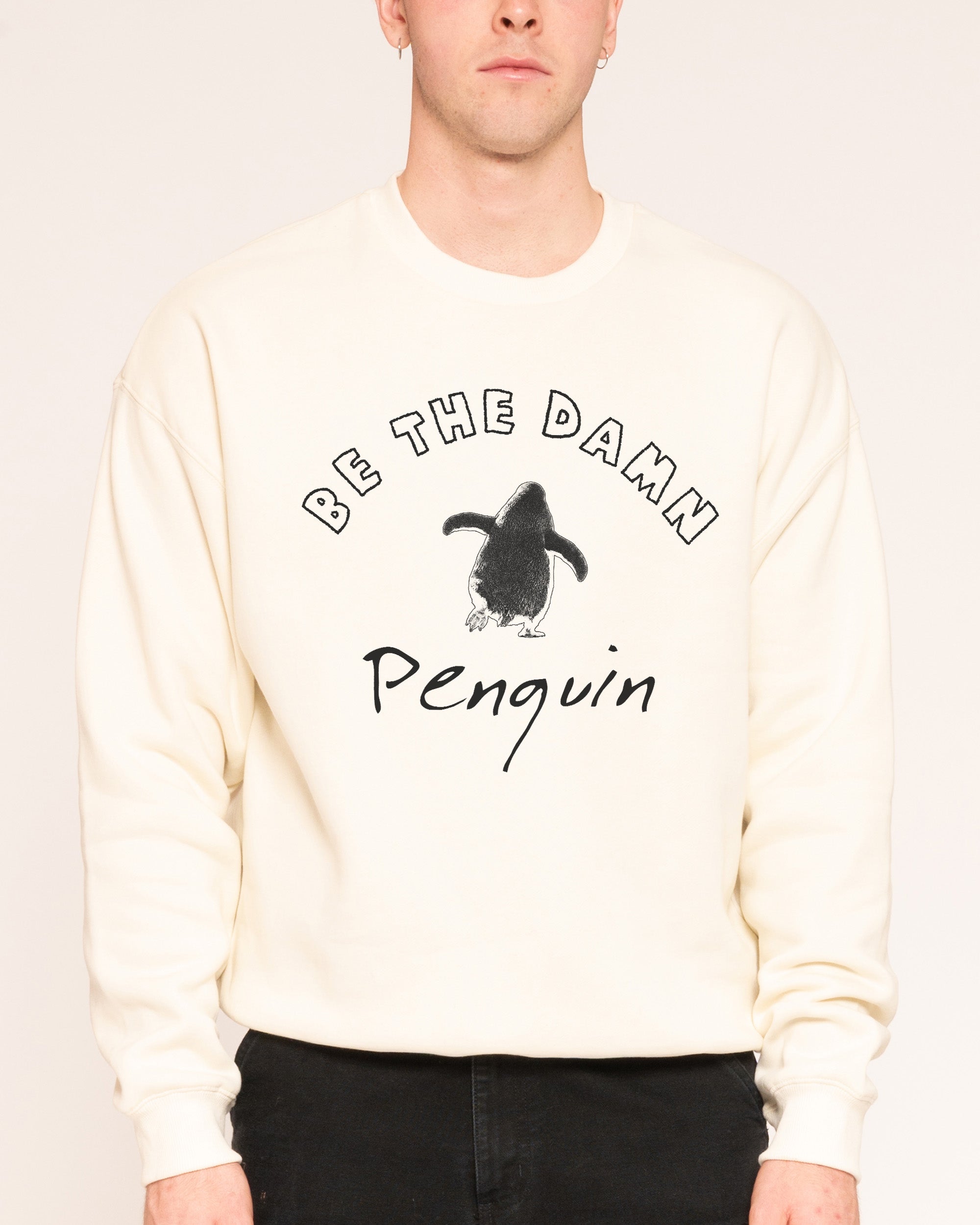 Nihilist Penguin Natural Sweatshirt