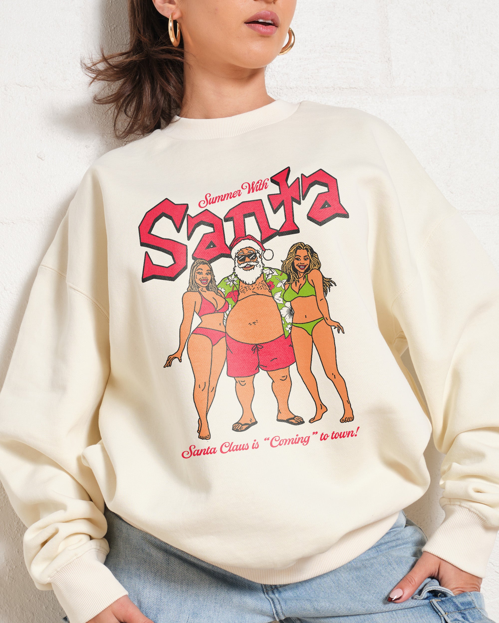 Summer With Santa Sweatshirt