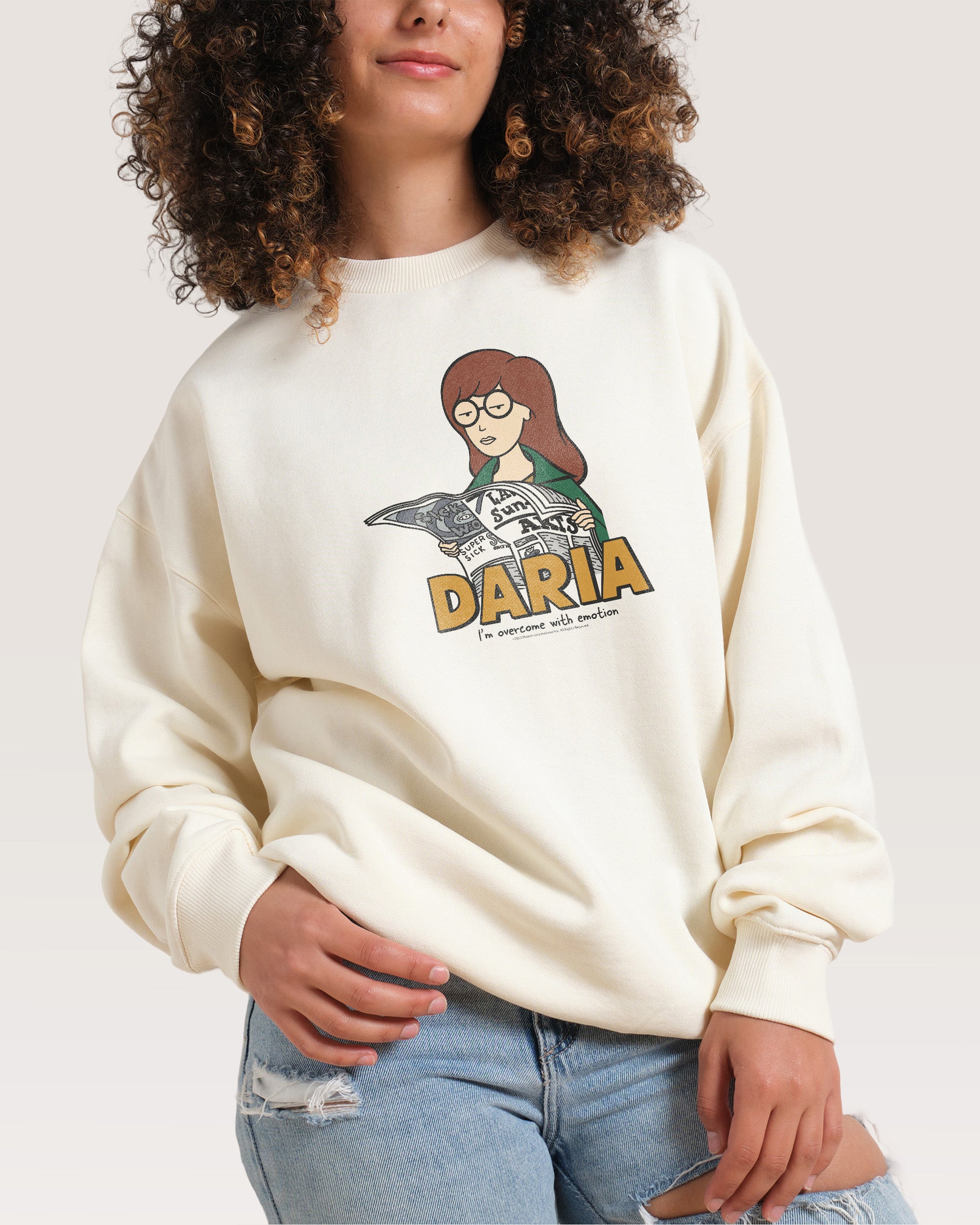 I’m Overcome with Emotion Natural Sweatshirt