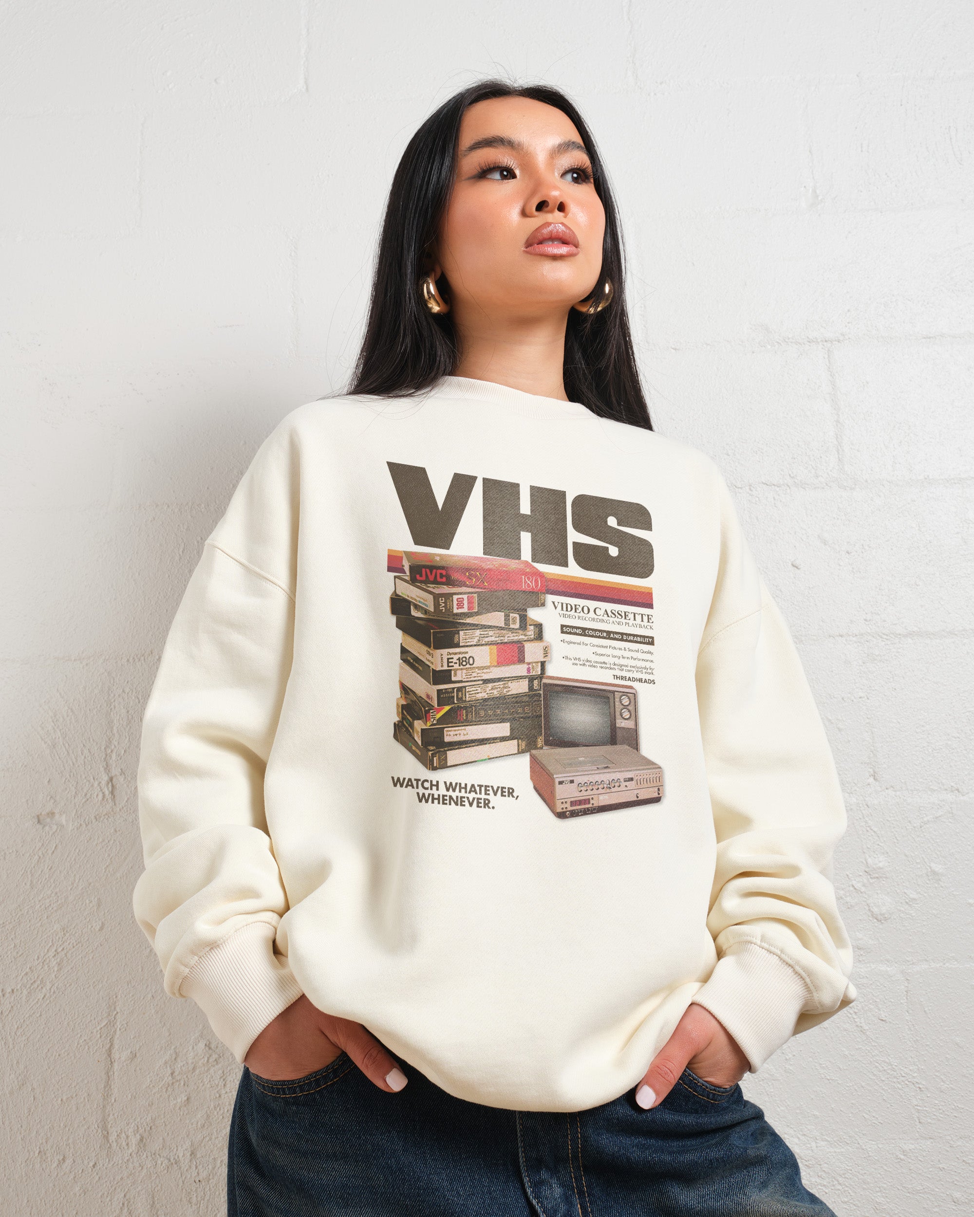 Vintage VHS Tapes Sweatshirt Australia Online