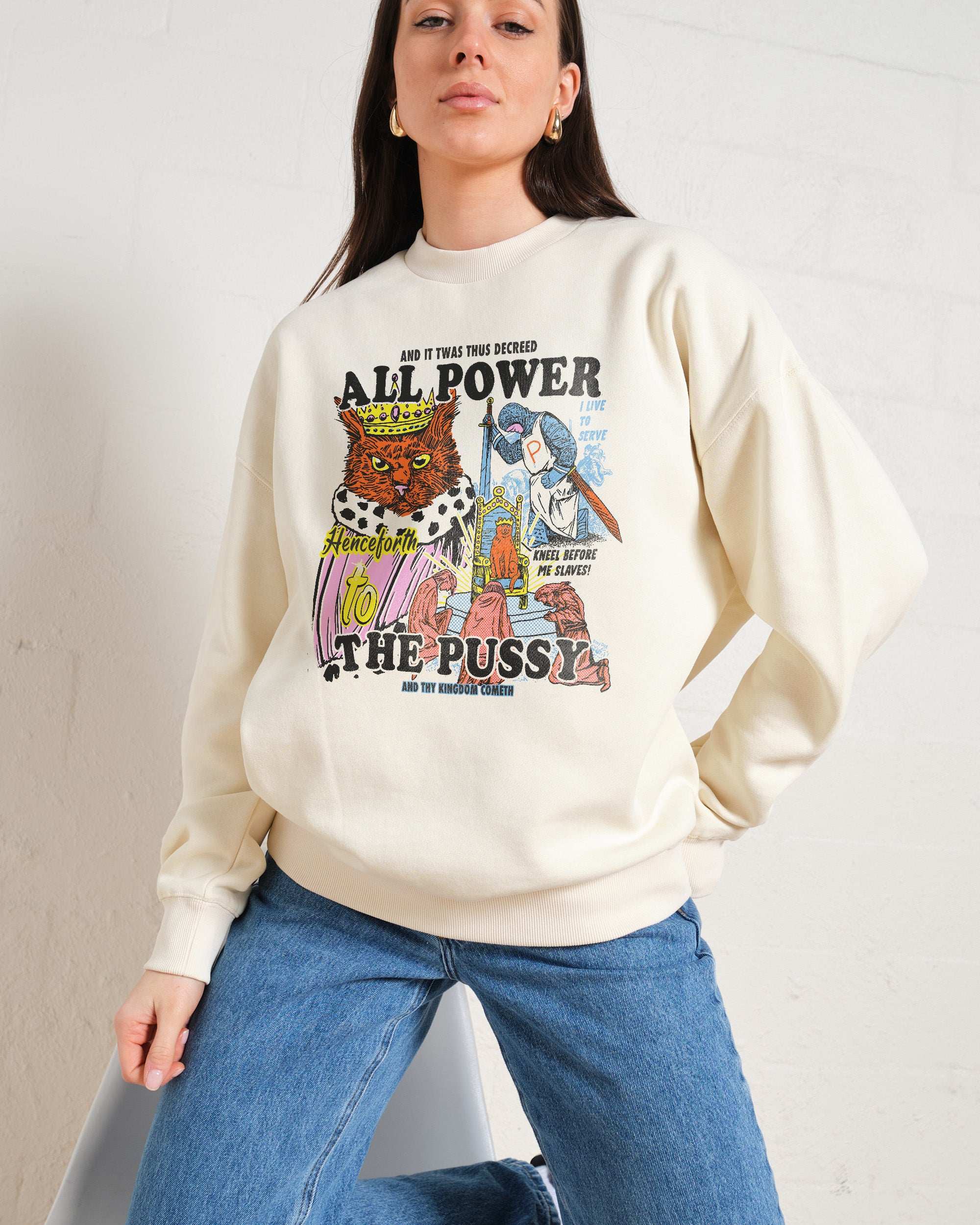 All Power To The Pussy Sweatshirt Australia Online