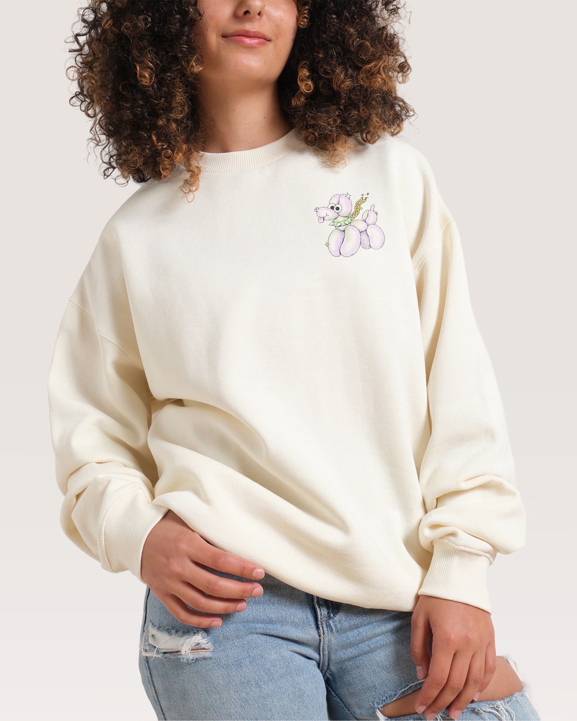 Still Tough Despite My Gentle Demeanour Natural Sweatshirt