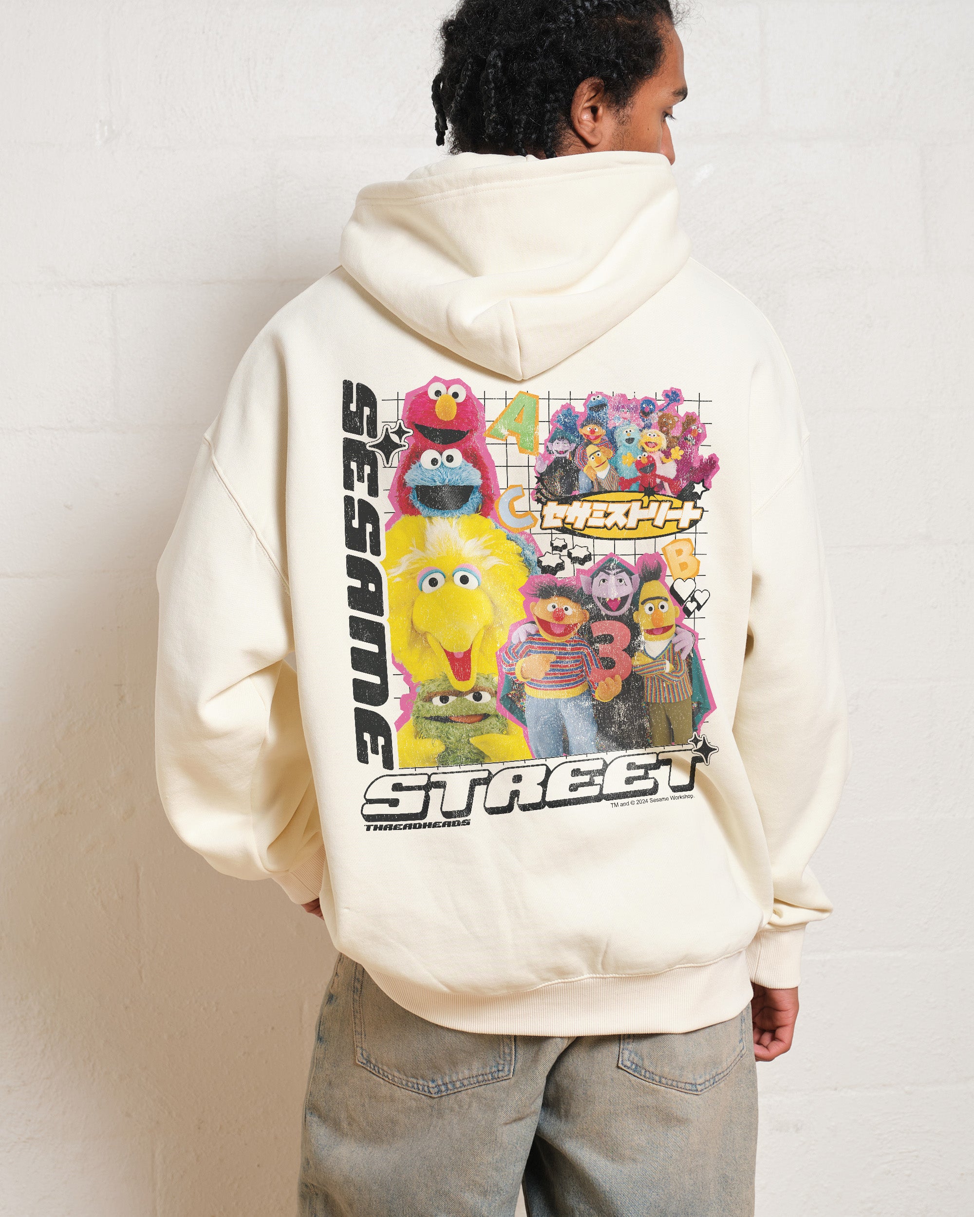 Y2K Sesame Street Hoodie Australia Online Threadheads