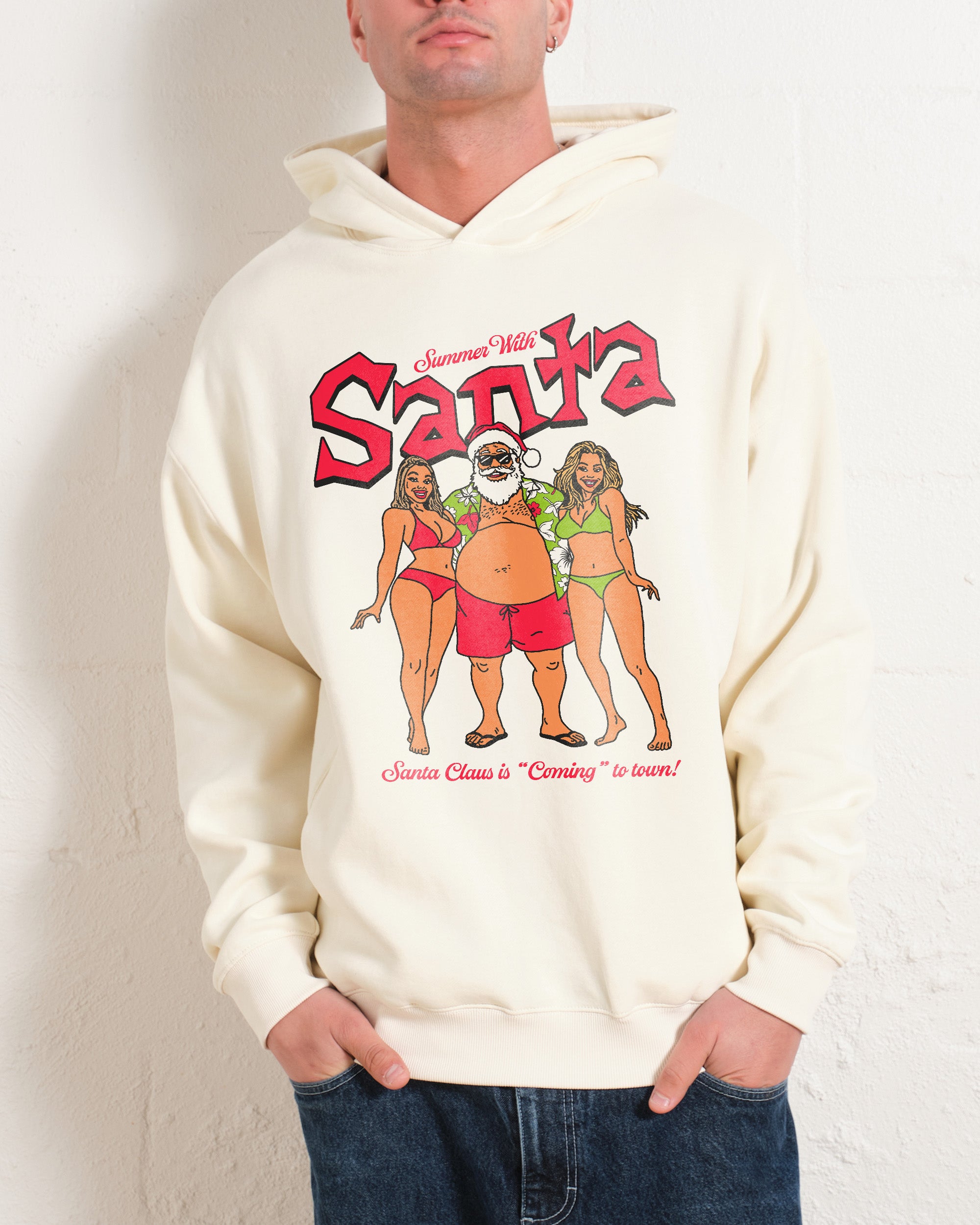 Summer With Santa Hoodie