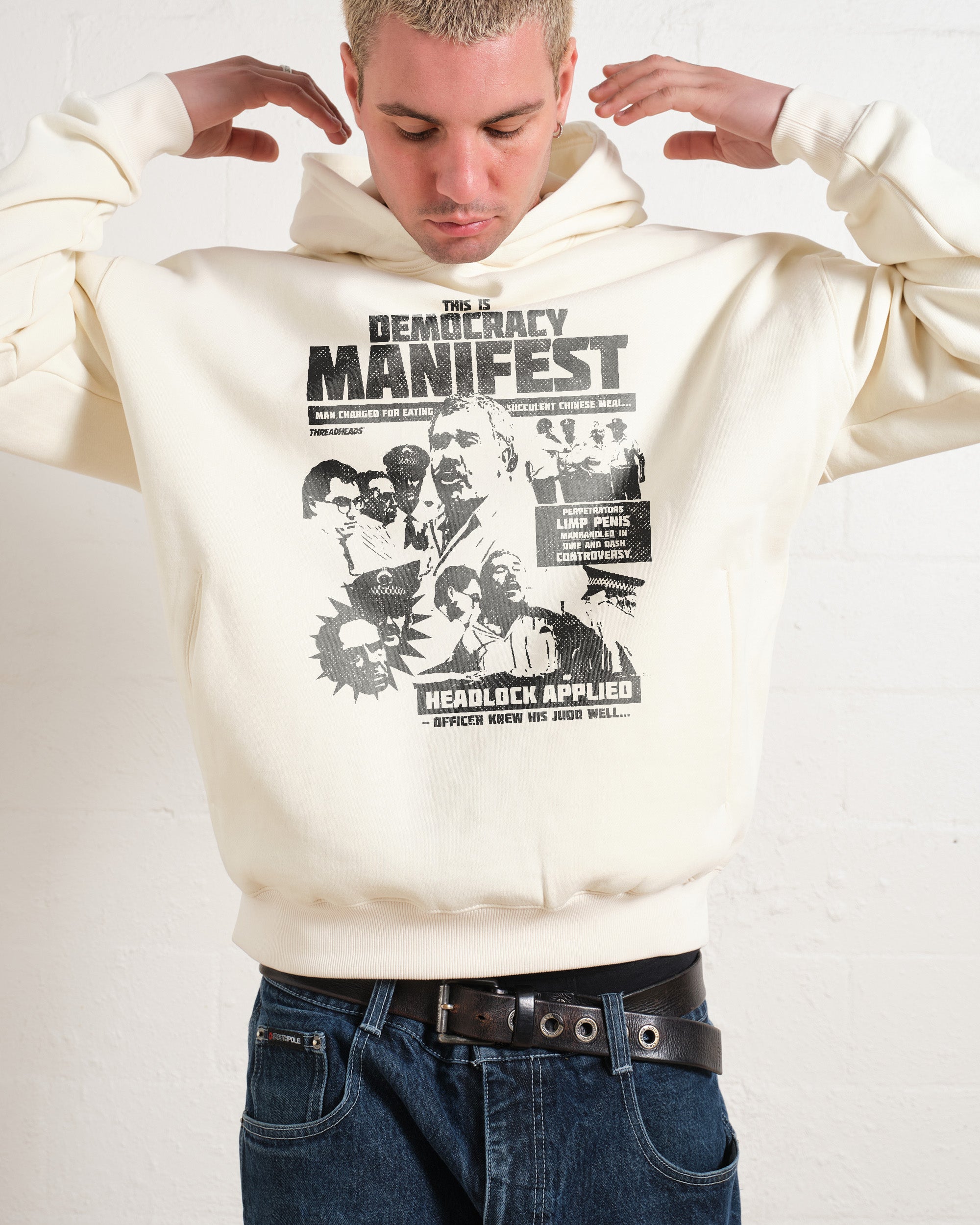 Democracy Manifest: Tabloid Edition Hoodie Australia Online