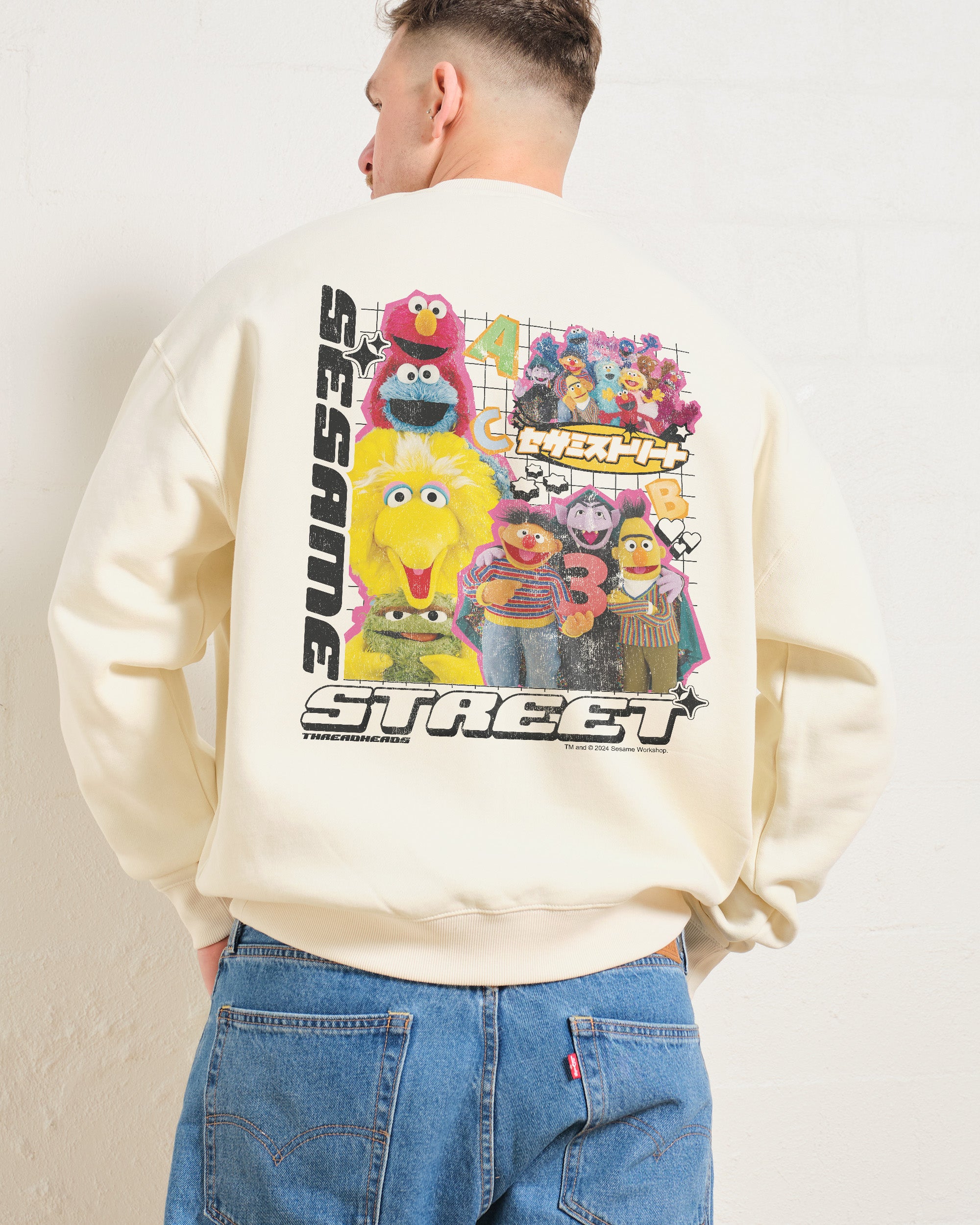 Y2K Sesame Street Sweatshirt Australia Online Threadheads