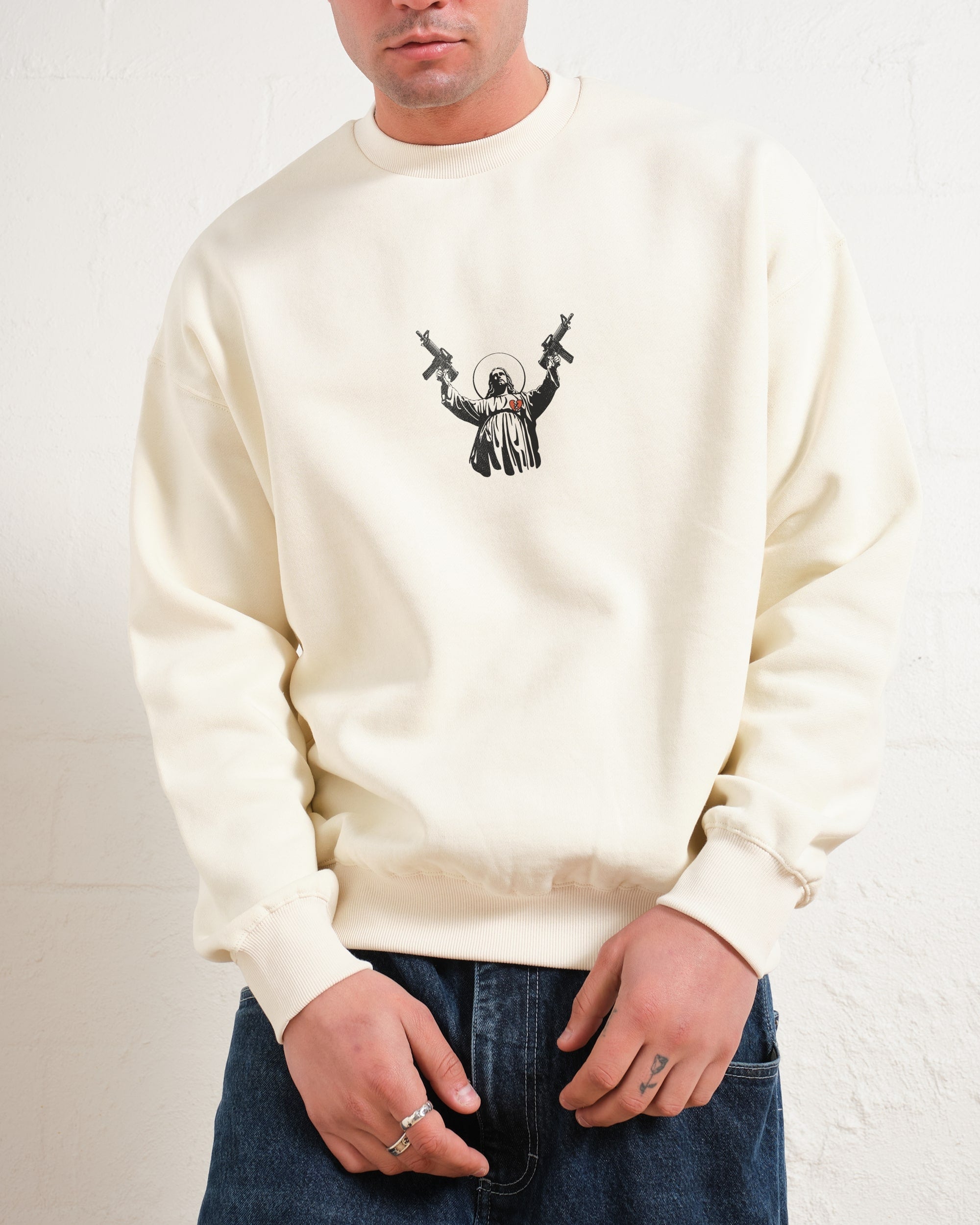 Machine Gun Christ Sweatshirt Australia Online