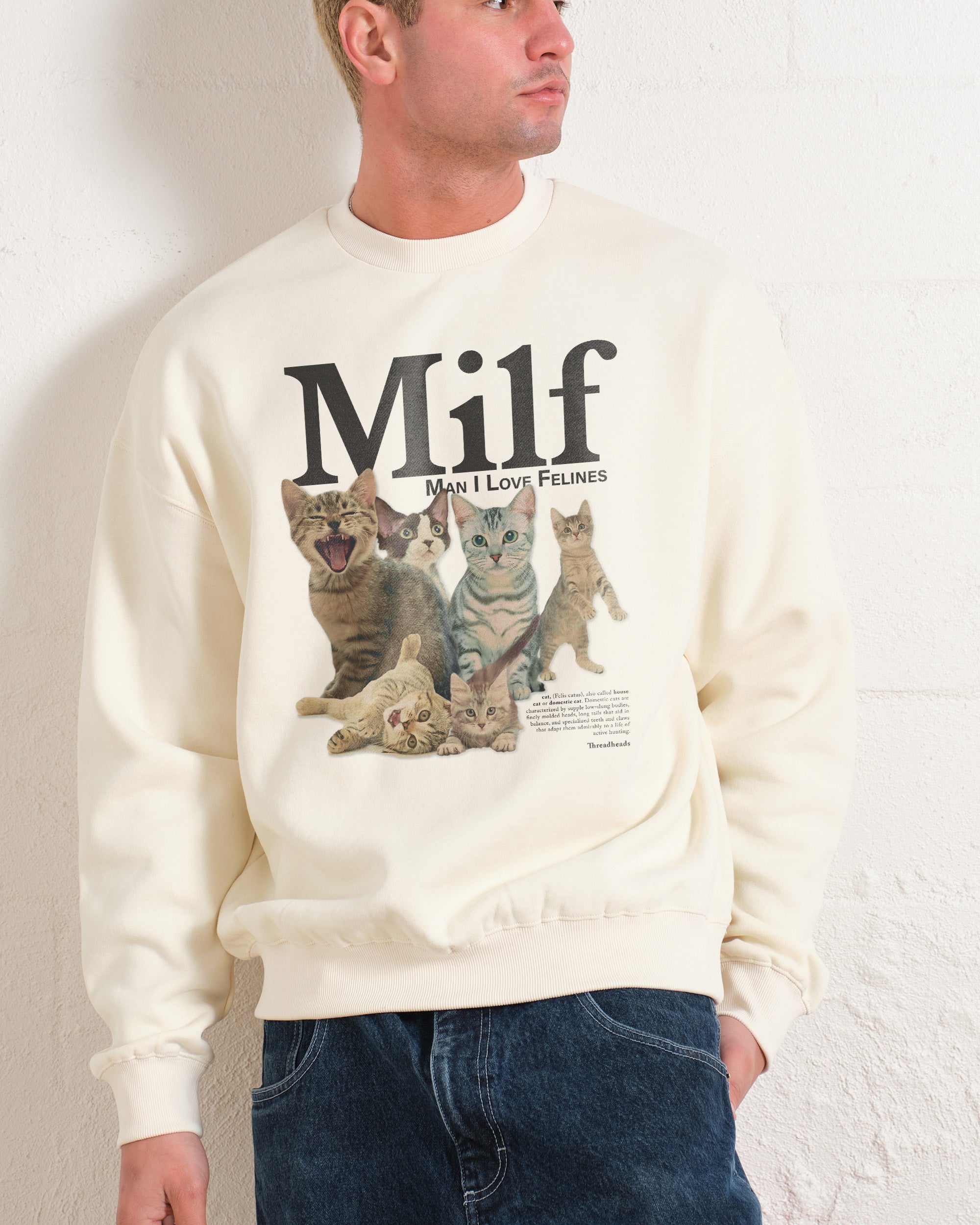 Man I Love Felines Sweatshirt Australia Online