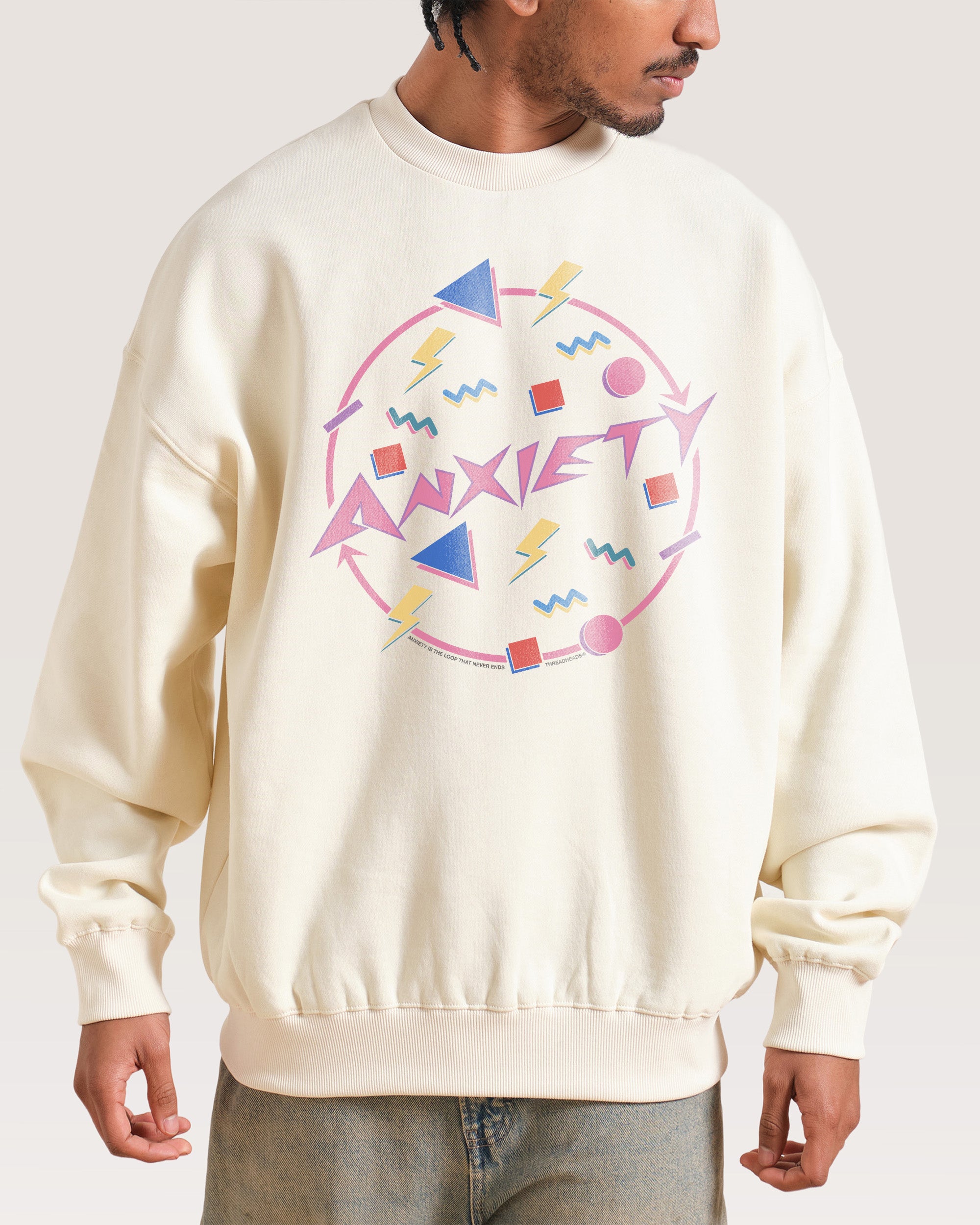 Anxiety Natural Sweatshirt