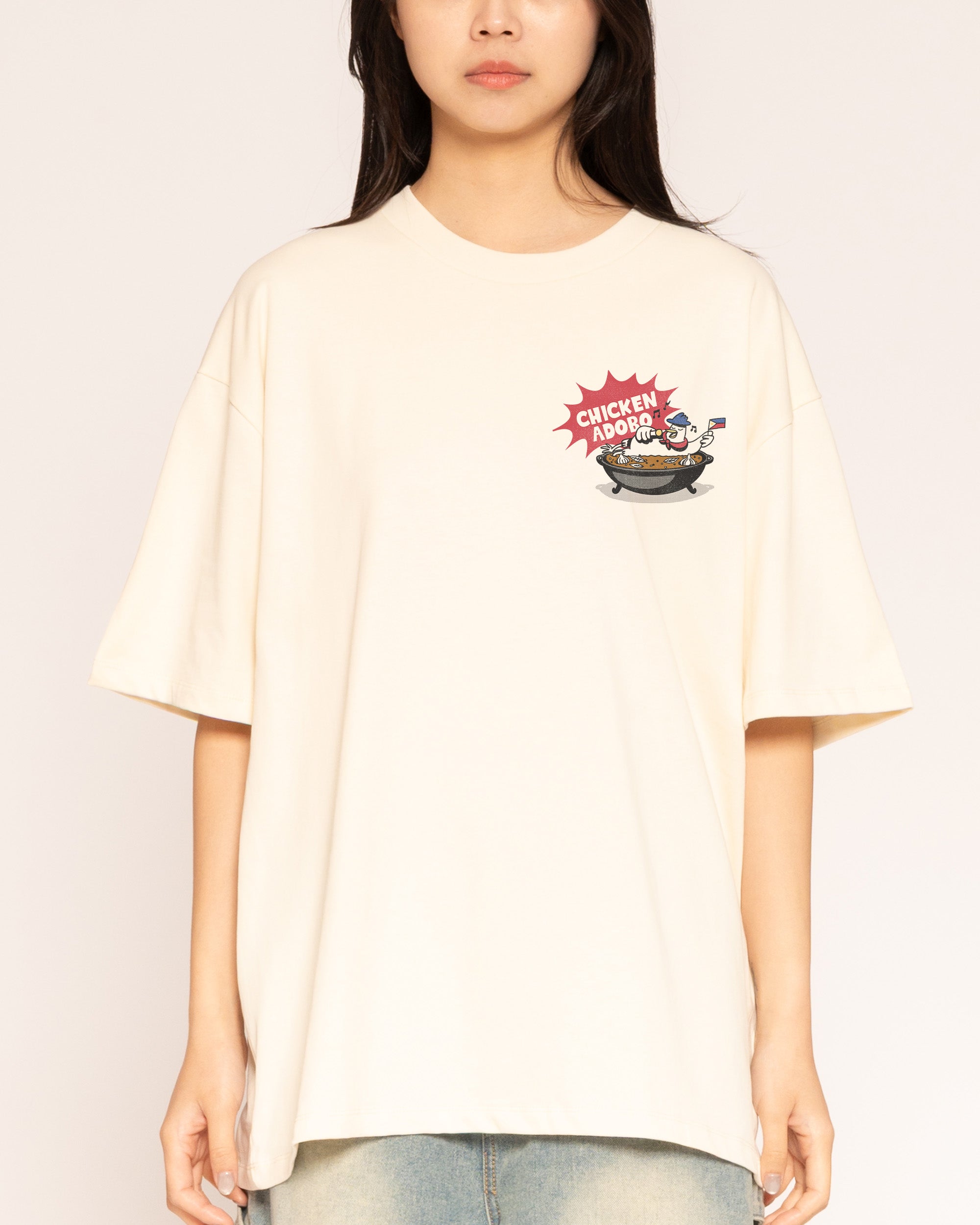Adobo Natural Oversized Tee
