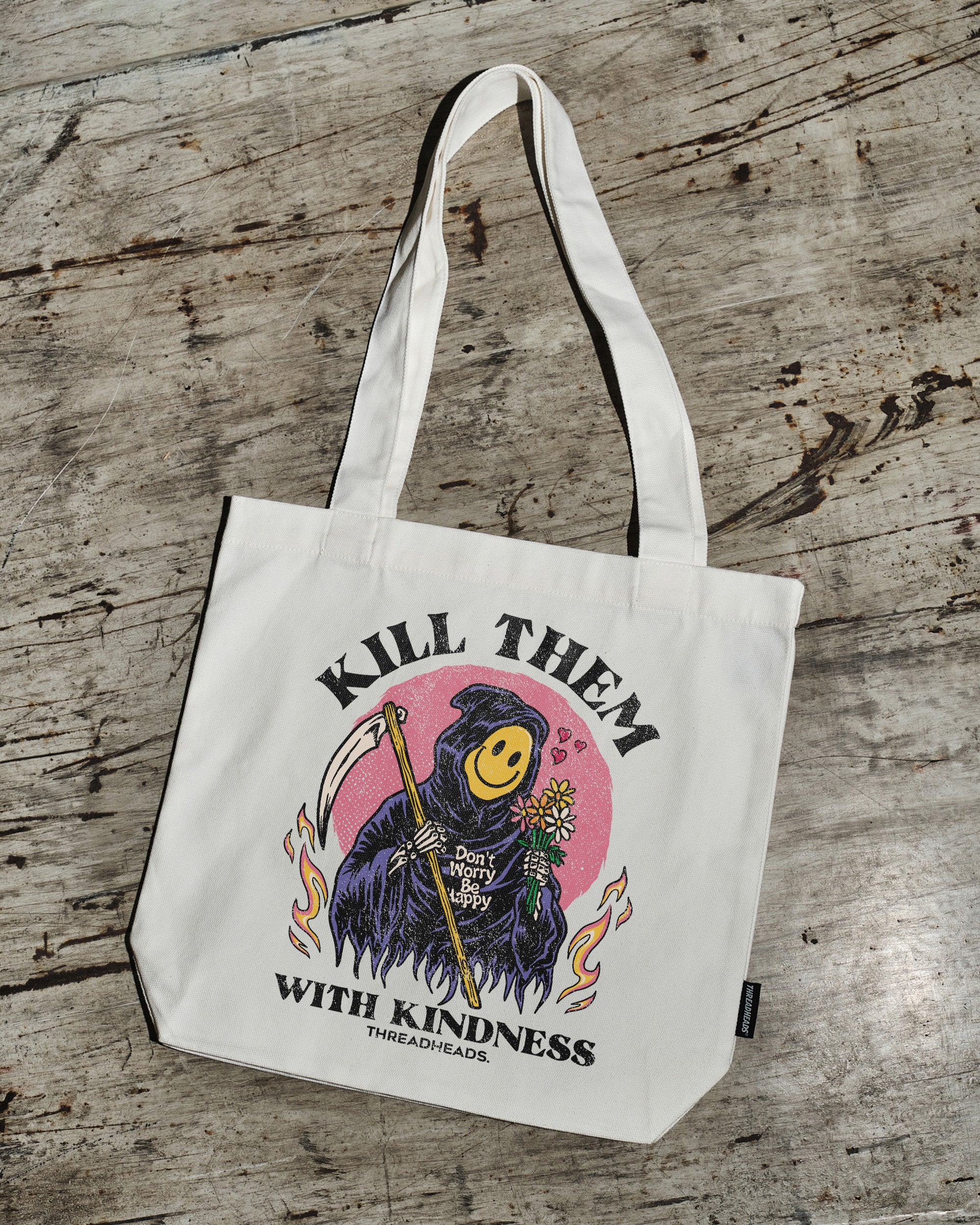 Buy Treat People With Kindness Tote Bag Shopping Bag Be Kind Online in  India - Etsy