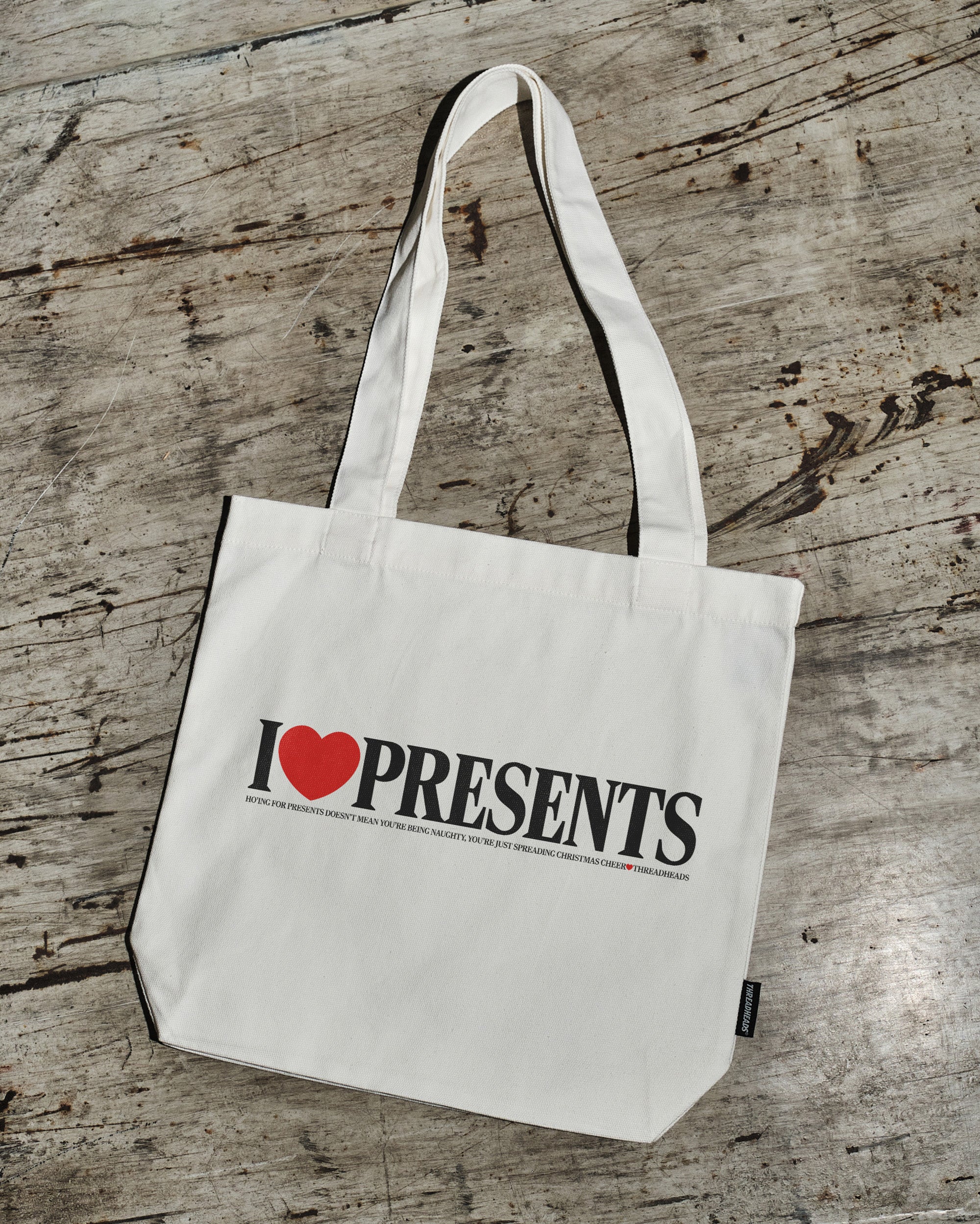 I Love Presents Tote Bag