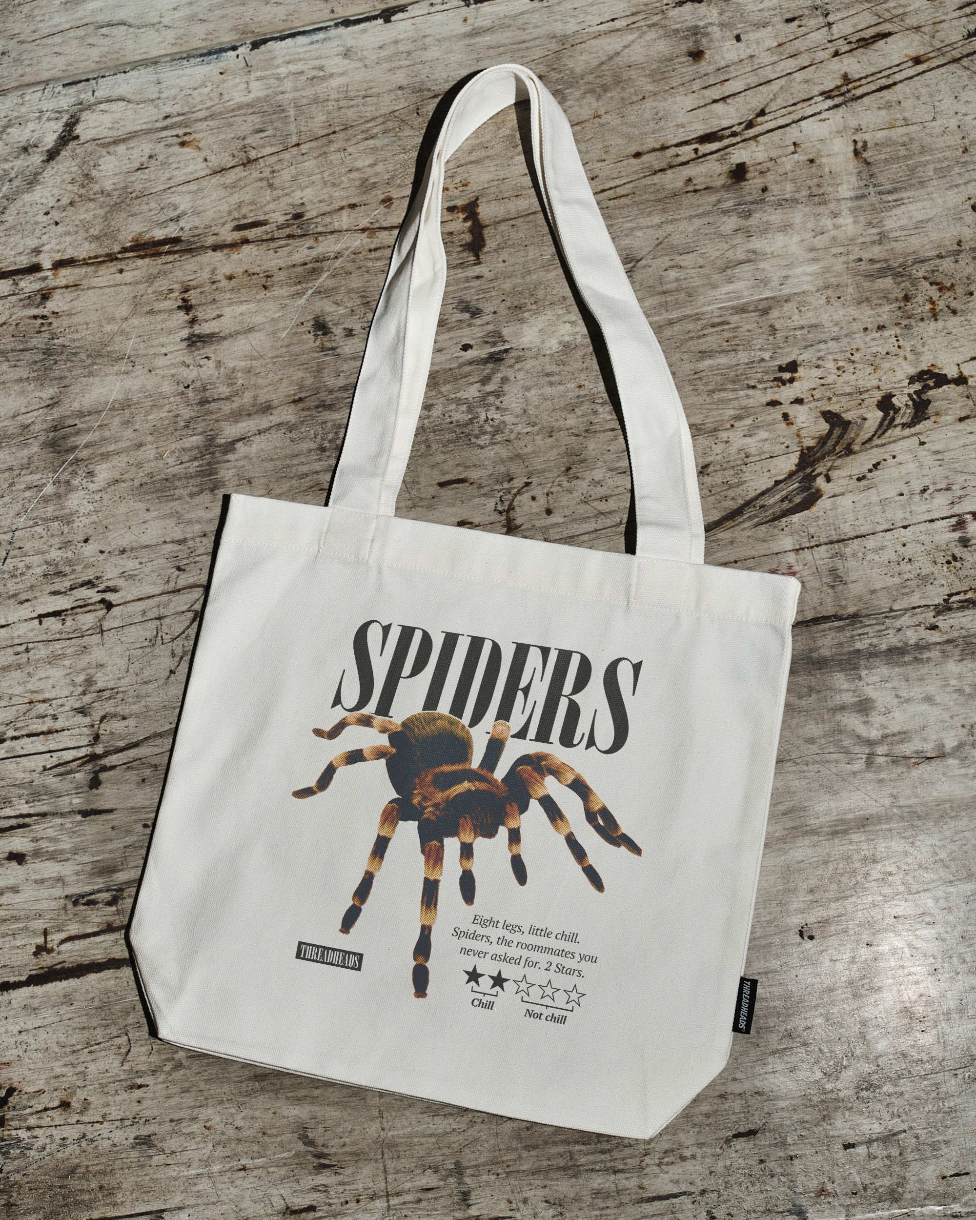 Spiders: A Review Tote Bag Australia Online Natural