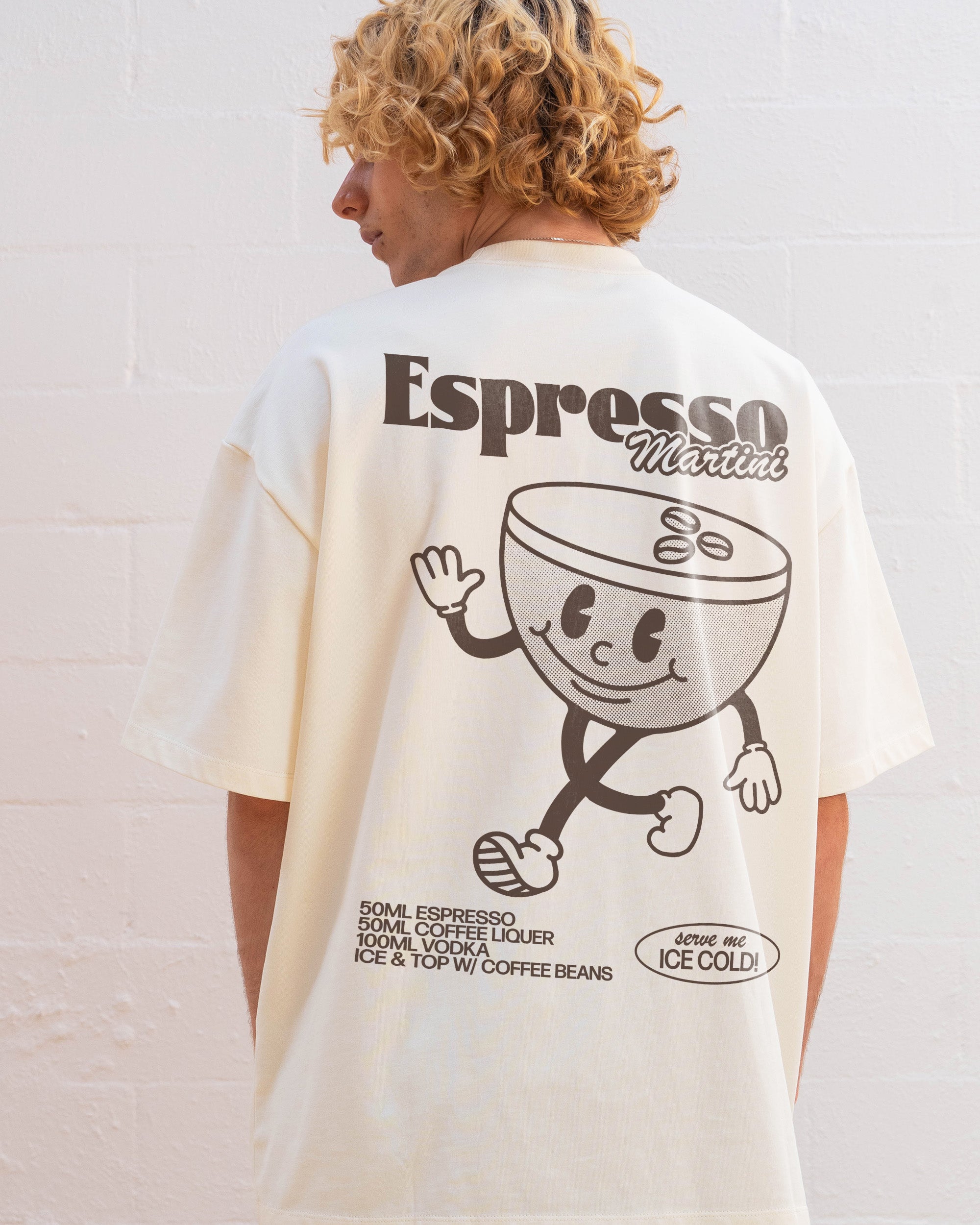 Espresso Martini Oversized Tee Australia Online Threadheads