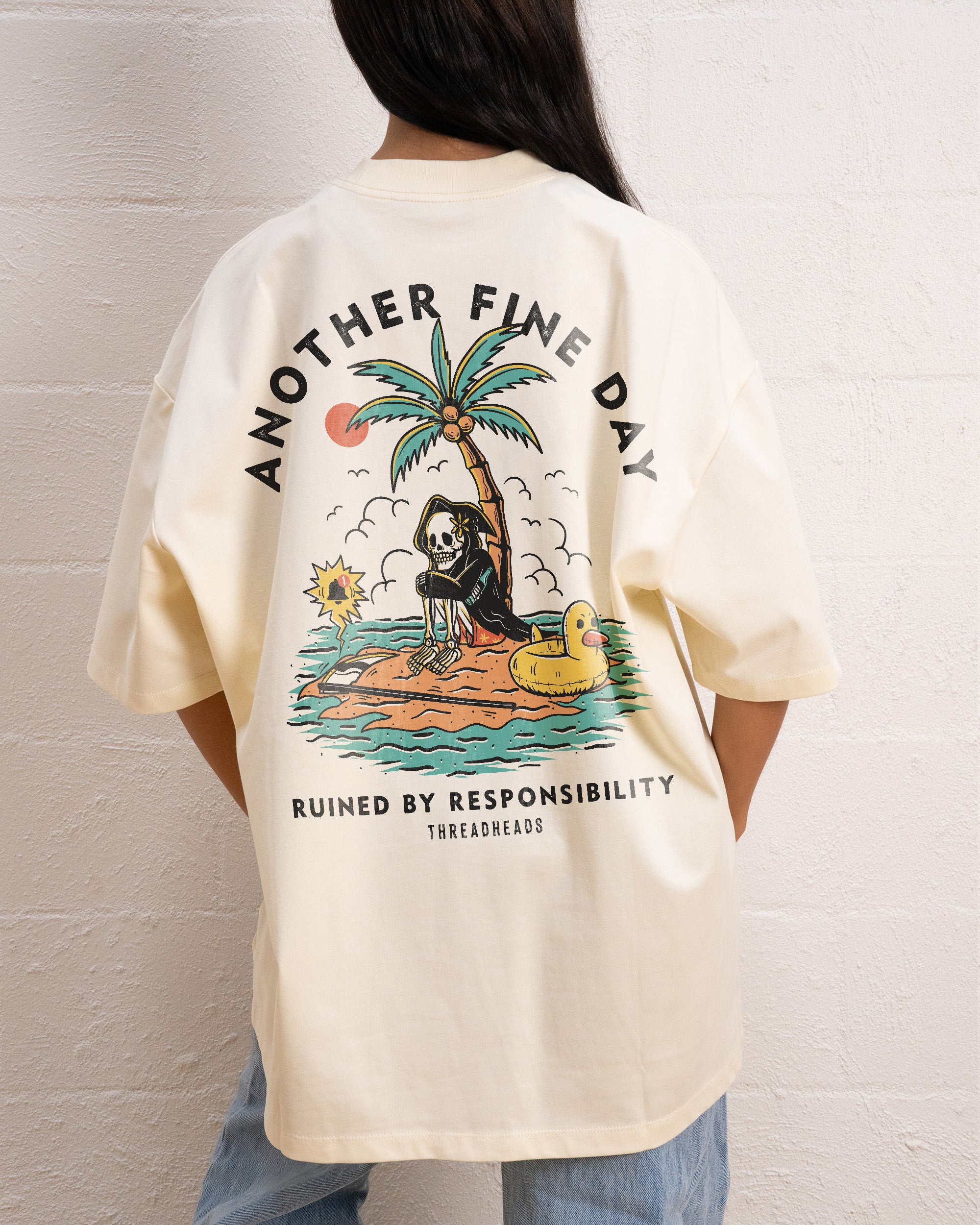 Another Fine Day Oversized Tee Australia Online Threadheads