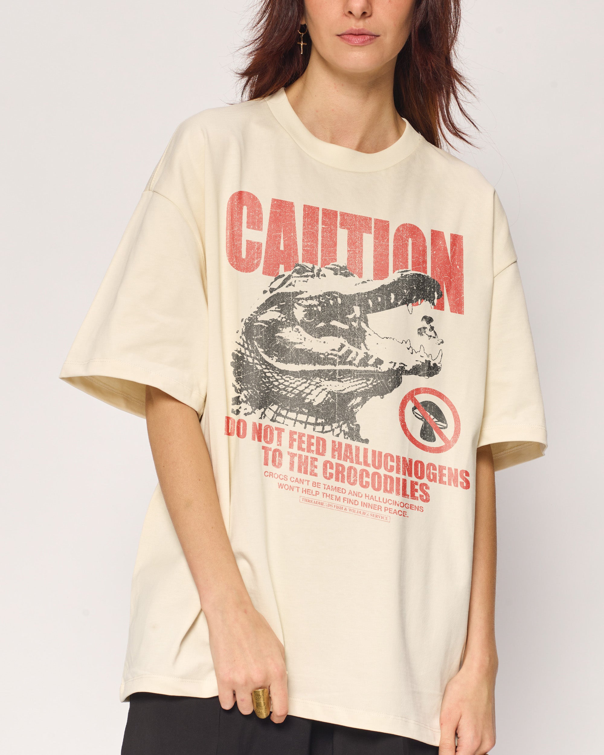 No Trips for Crocs Oversized Tee