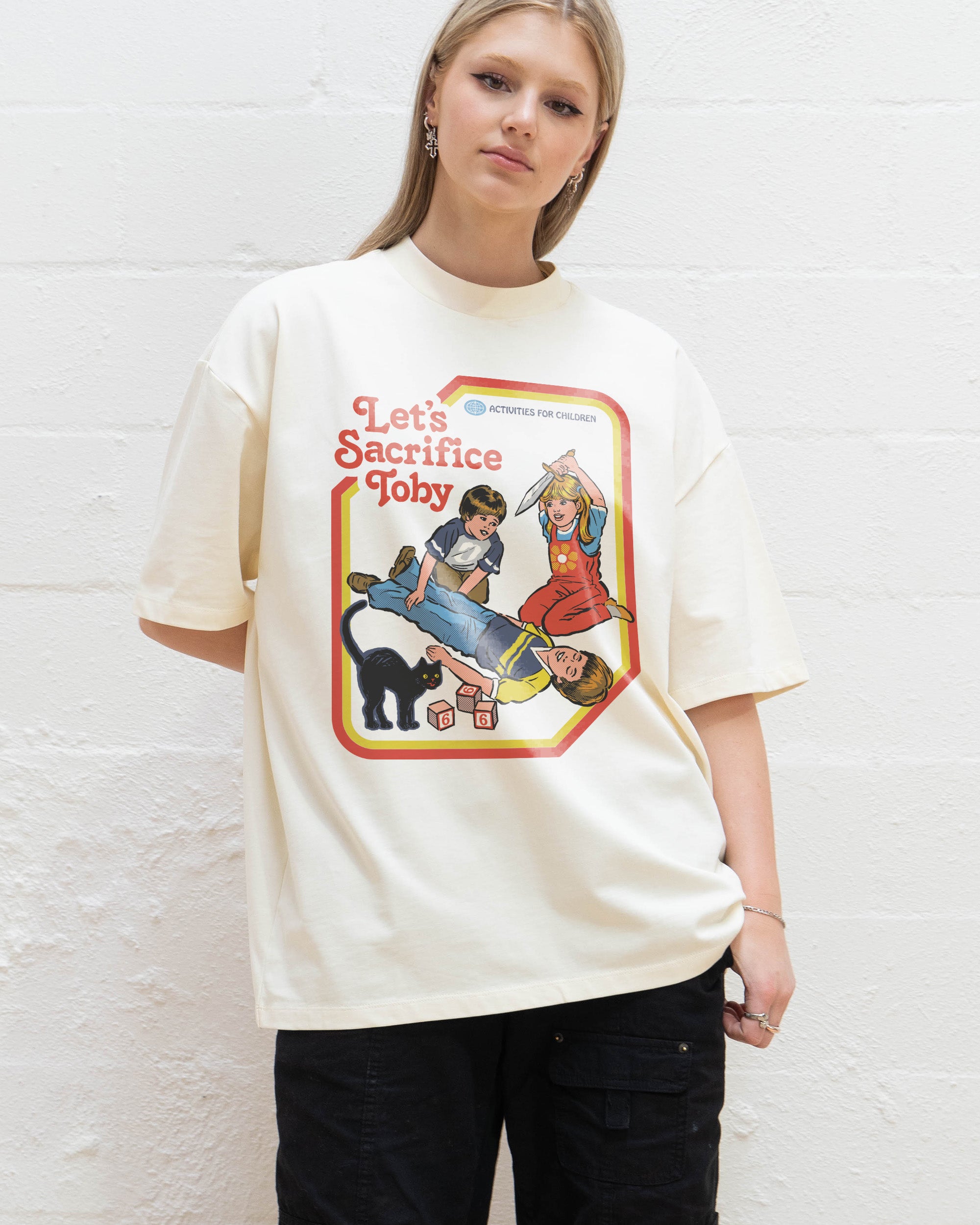 Let's Sacrifice Toby Oversized Tee Australia Online Threadheads