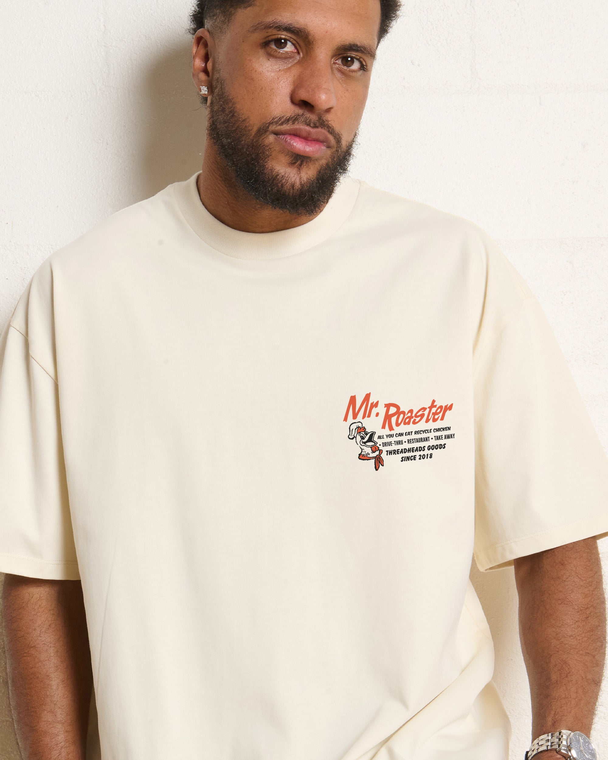 Mr. Roaster Fried Chicken Oversized Tee Online Australia