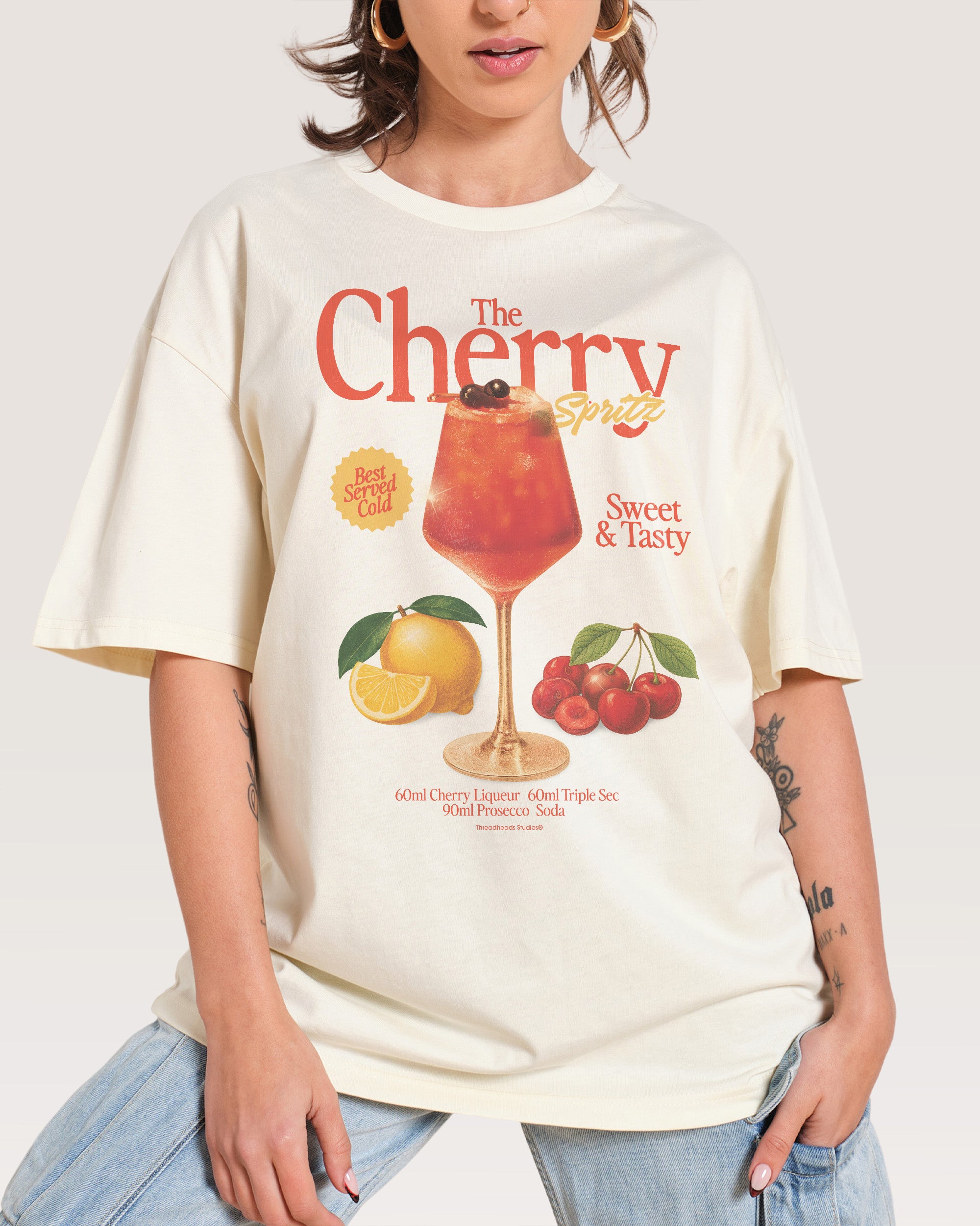 Cherry Spritz Oversized Tee