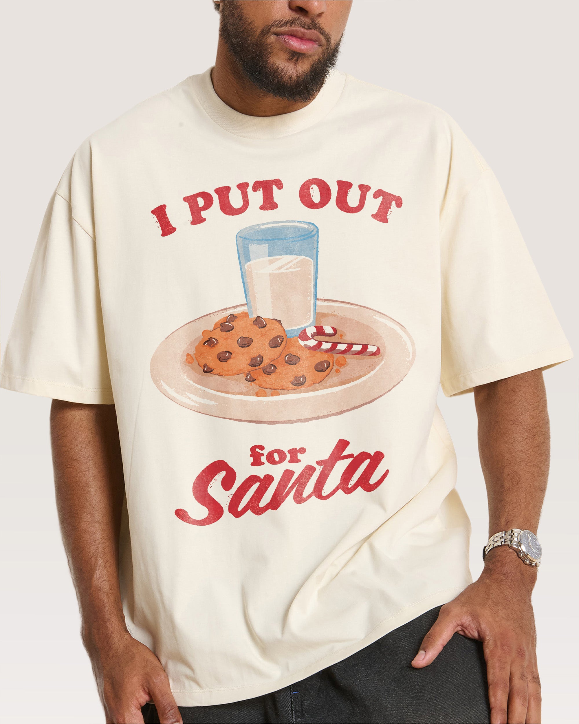 I Put Out for Santa Oversized Tee