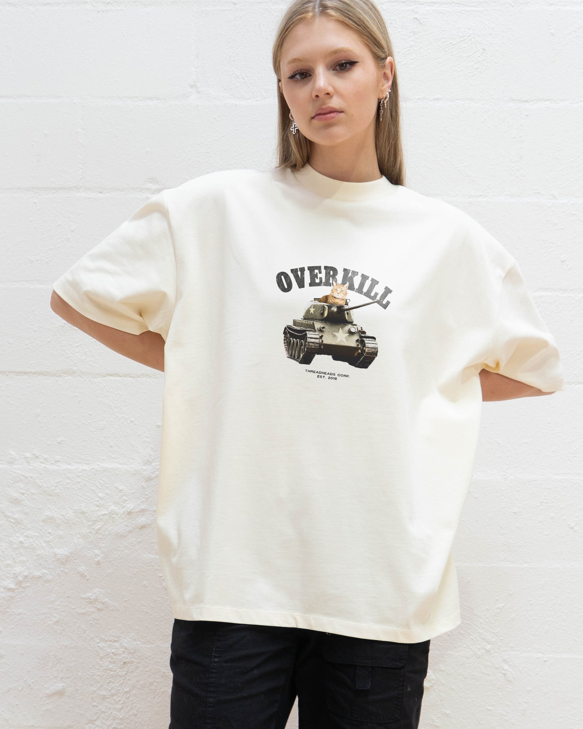 Overkill Oversized Tee Australia Online Natural