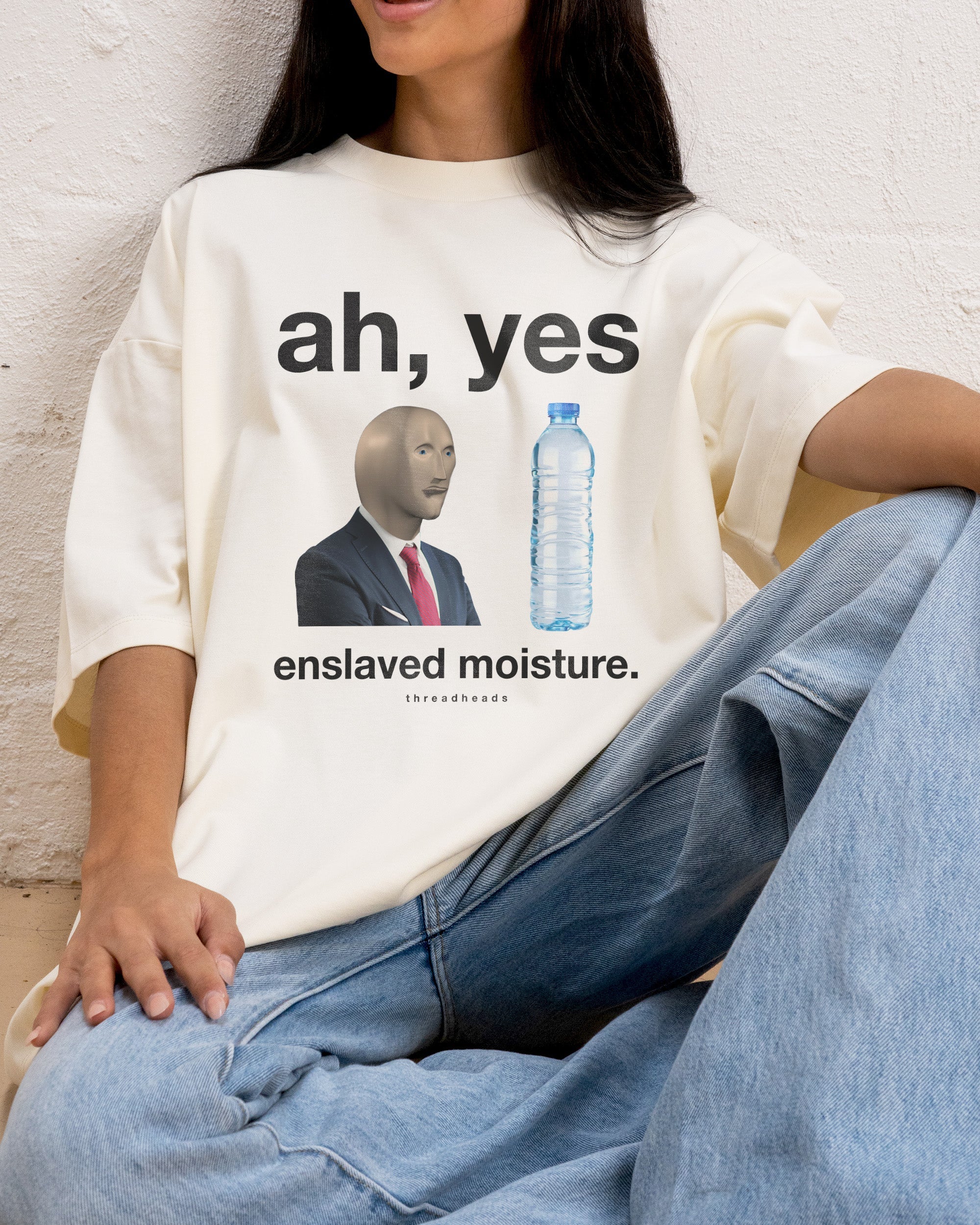 Enslaved Moisture Oversized Tee Australia Online Natural