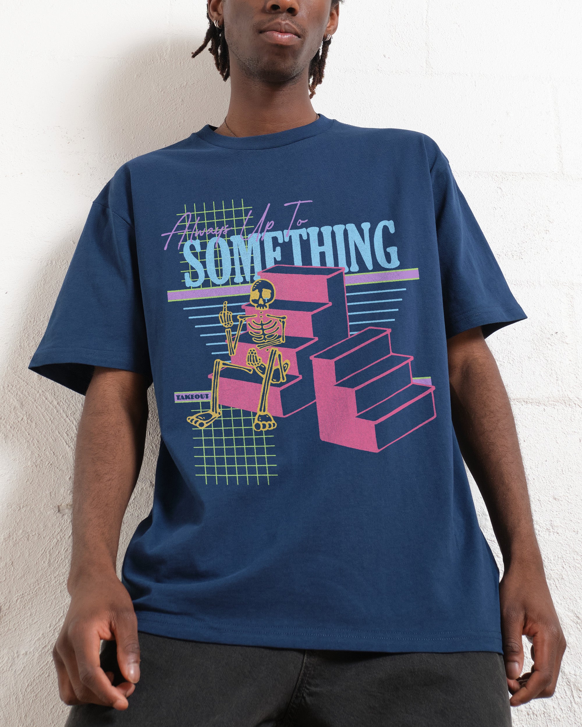 Always Up To Something T-Shirt #gender_men's