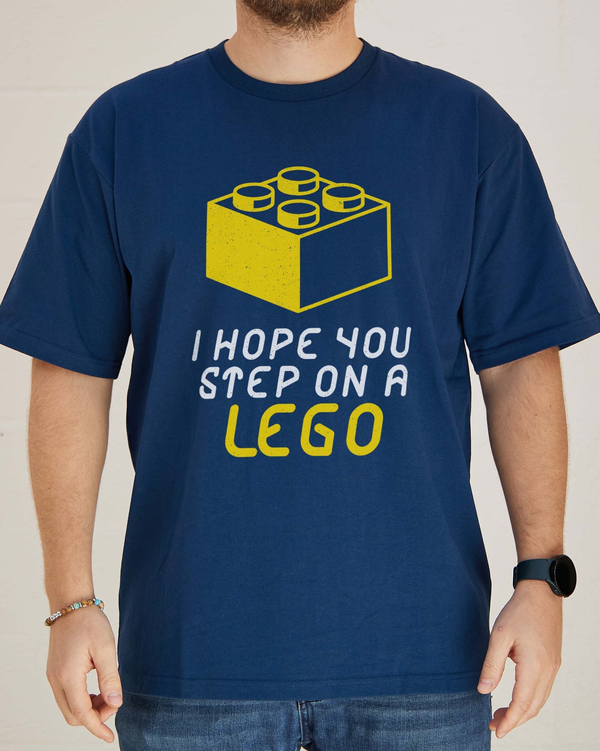 Step On A Lego T-Shirt Australia Online #colour_navy