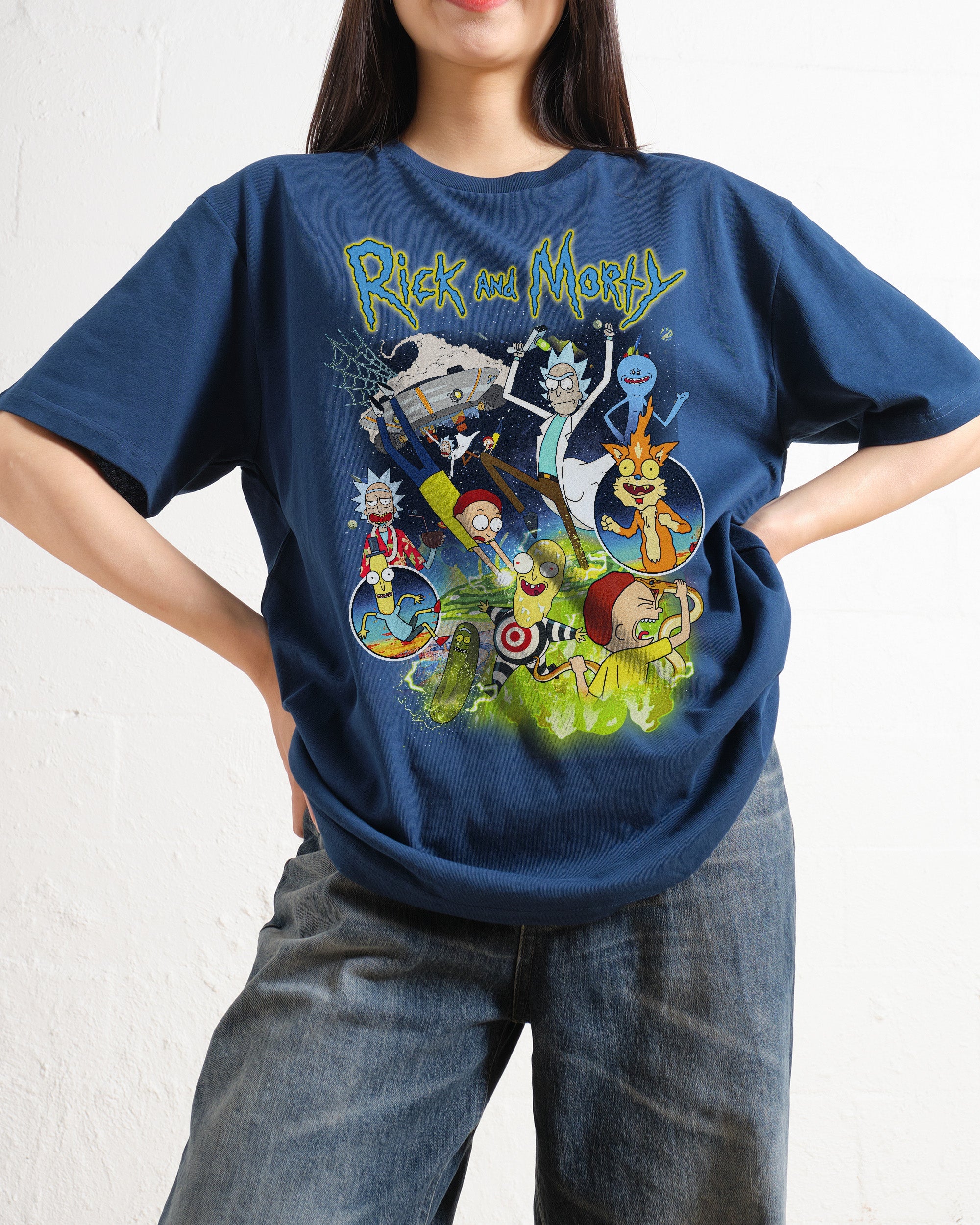 Rick and Morty Vintage T-Shirt | Official Rick and Morty Merch Australia