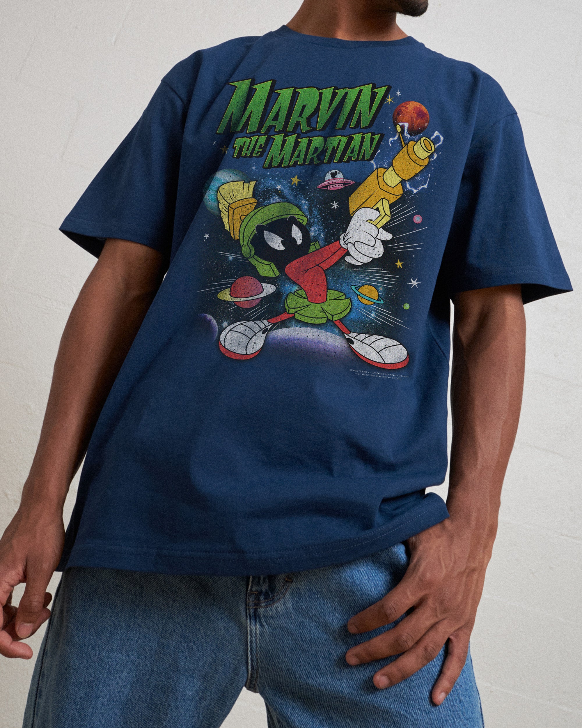 Marvin the Martian Vintage T-Shirt | Official Marvin the Martian Merch  Australia