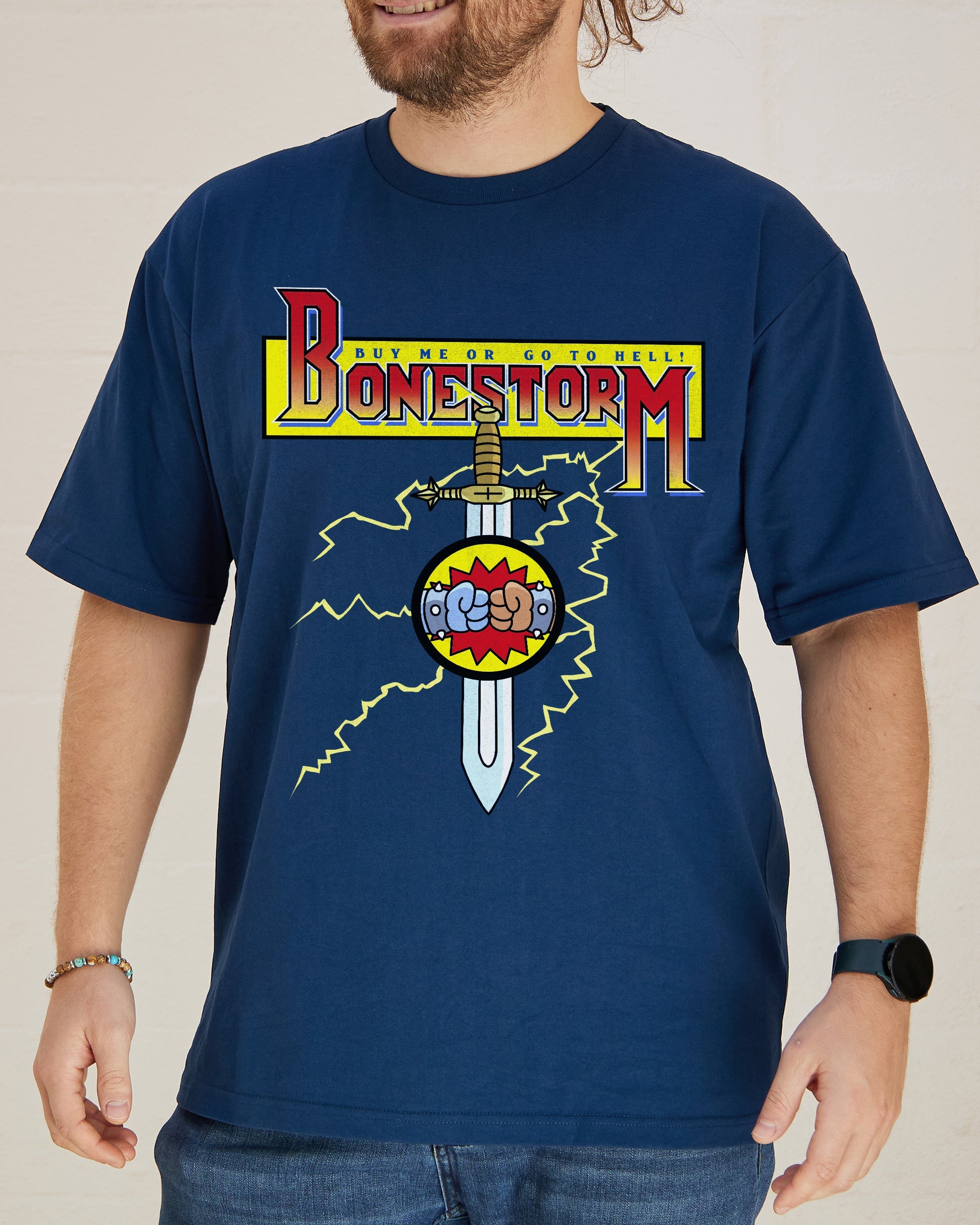 Bonestorm T-Shirt Australia Online Navy
