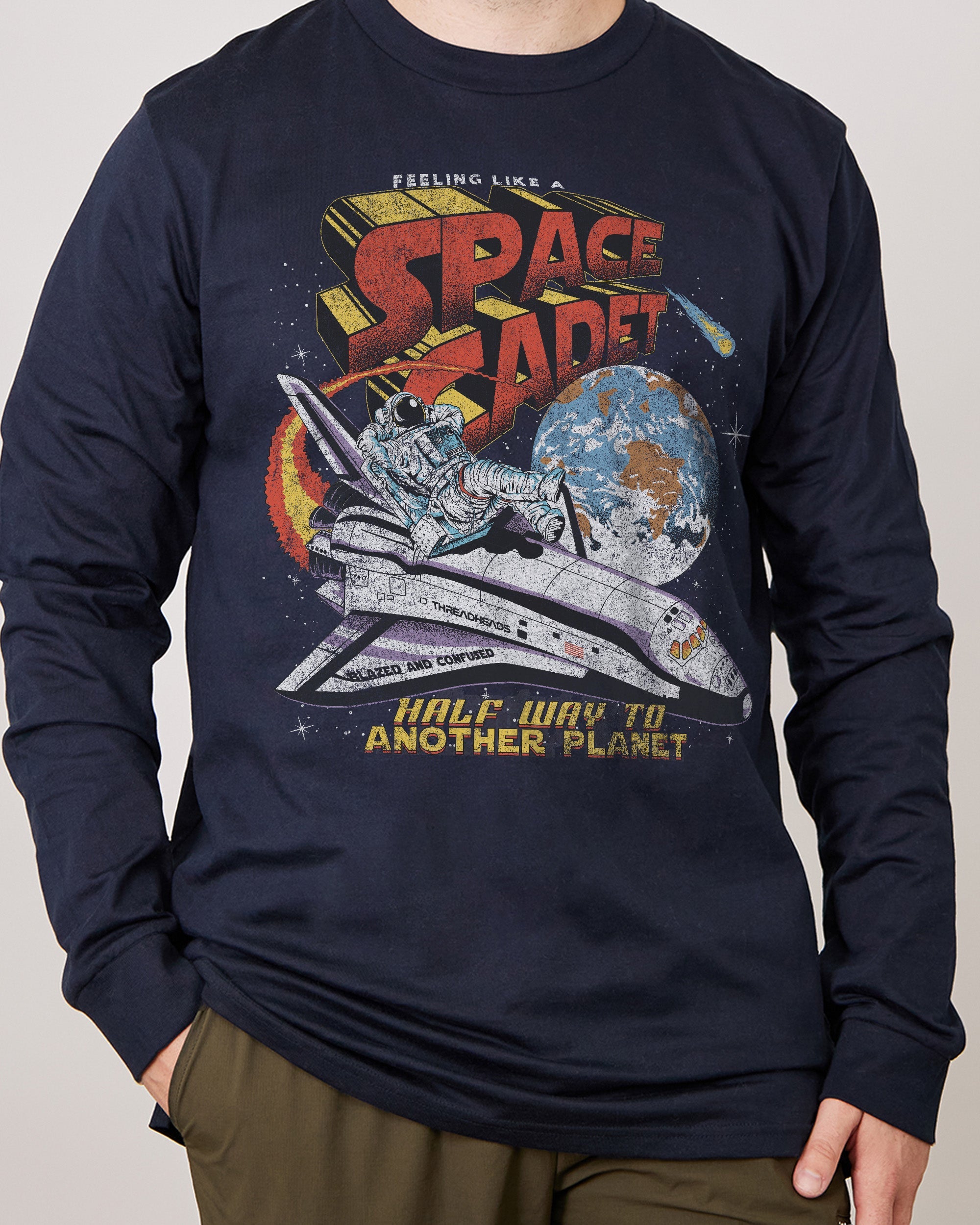 Space Cadet Long Sleeve Australia Online Navy