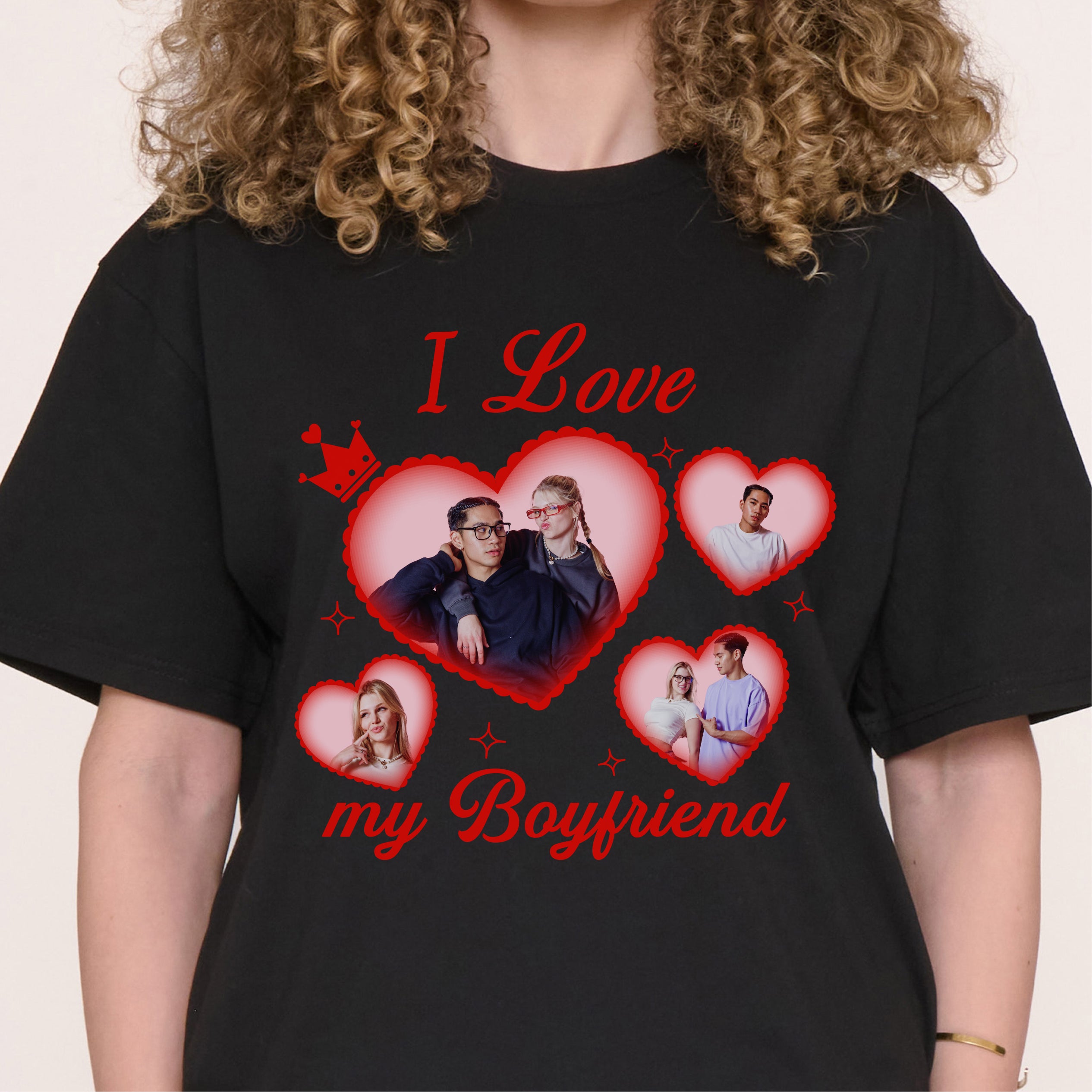 I Love My Girlfriend/Boyfriend Custom Tee Threadheads Australia Online
