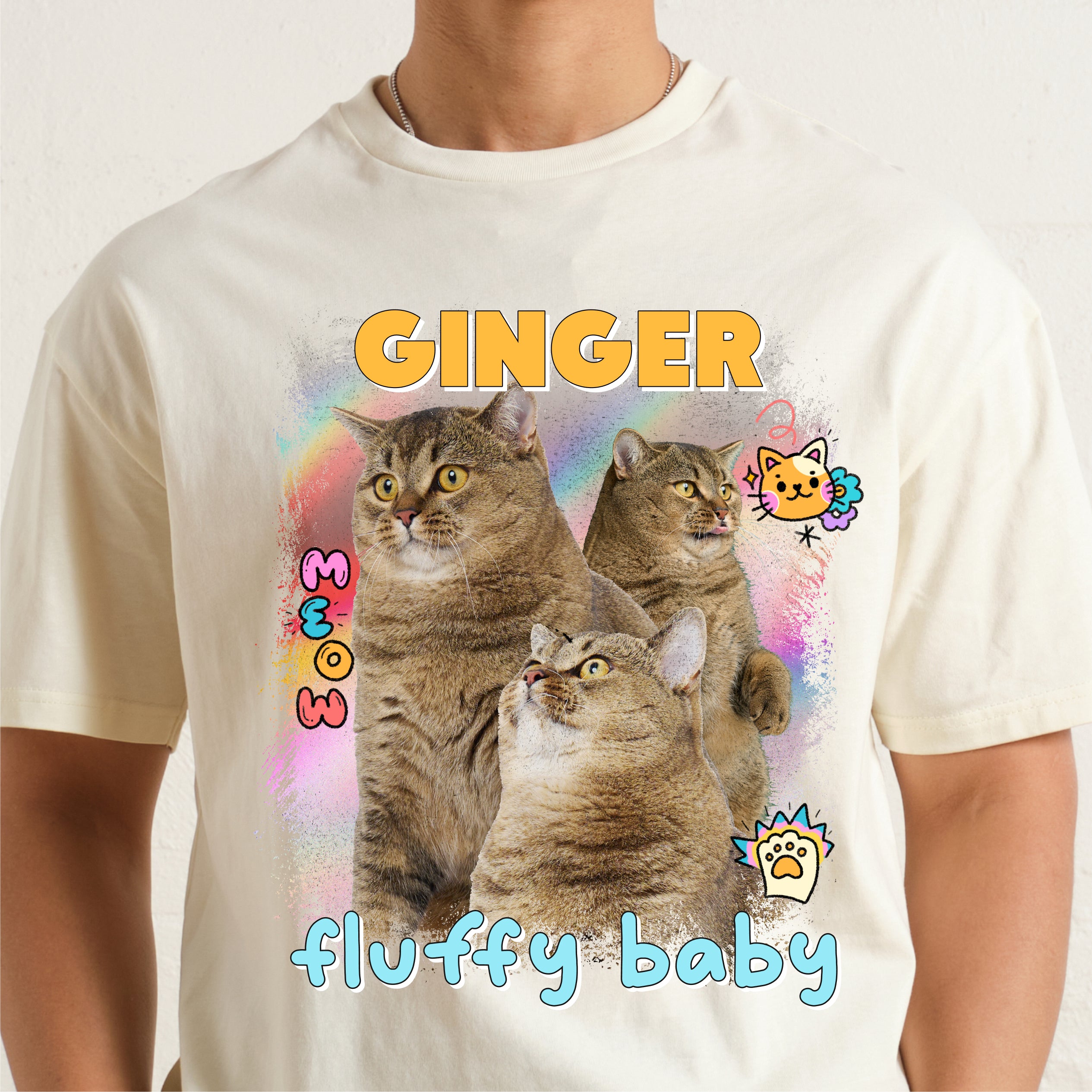 Create Your Own Custom Cat Bootleg Tee
