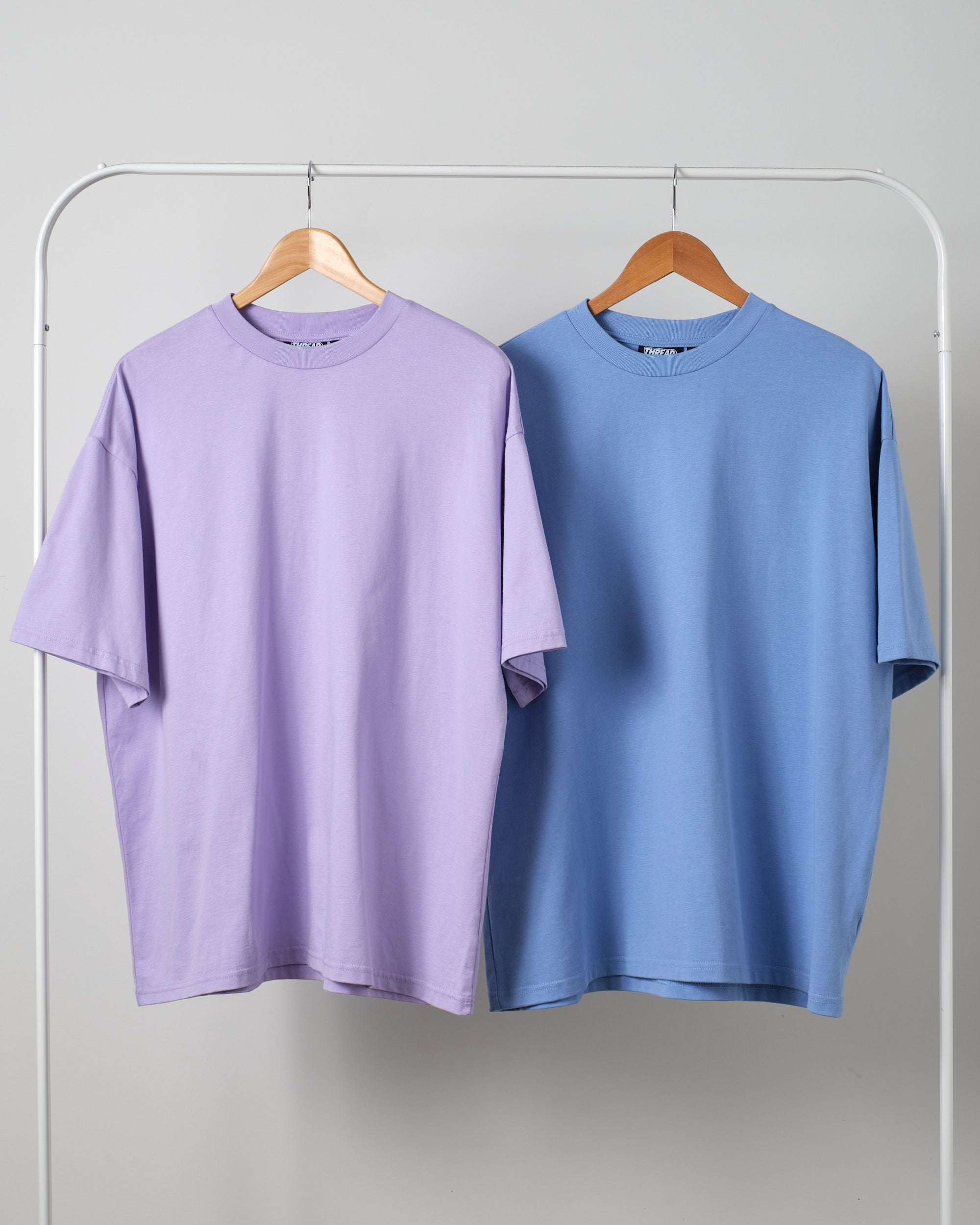 Oversized Tee 2 Pack: Powder Blue, Lilac Australia Online Threadheads