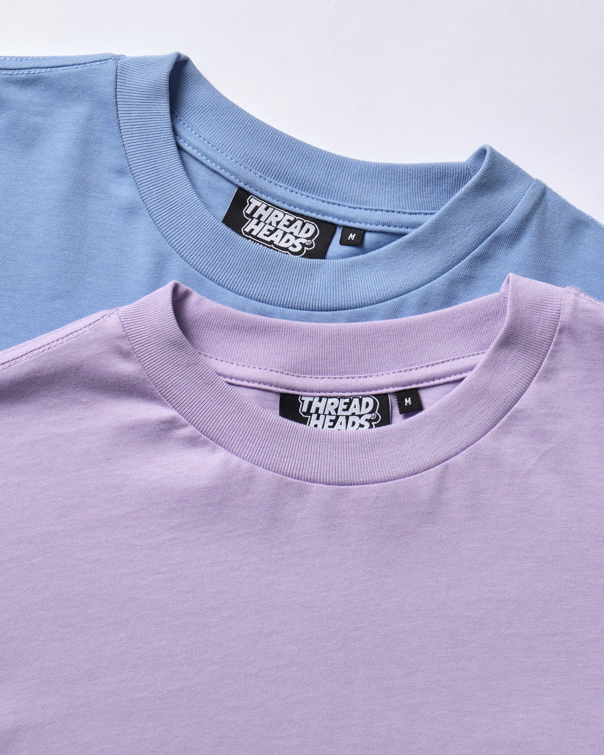 Oversized Tee 2 Pack: Powder Blue, Lilac Australia Online Threadheads