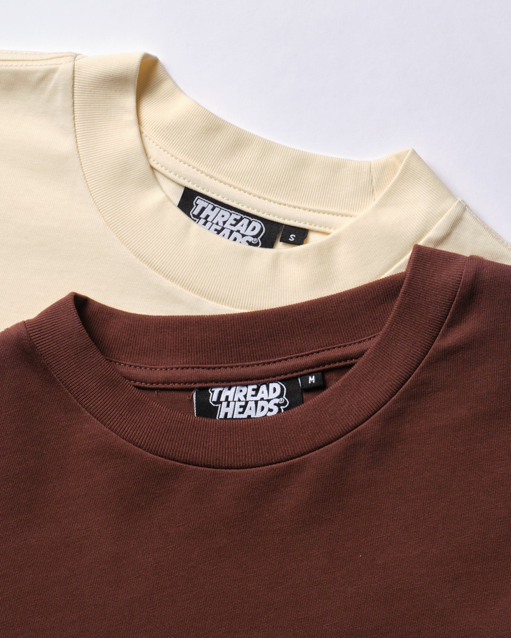 Oversized Tee 2 Pack: Natural, Brown Australia Online Threadheads