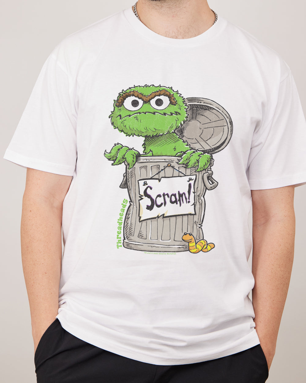 Oscar Scram T-Shirt Australia Online #colour_white