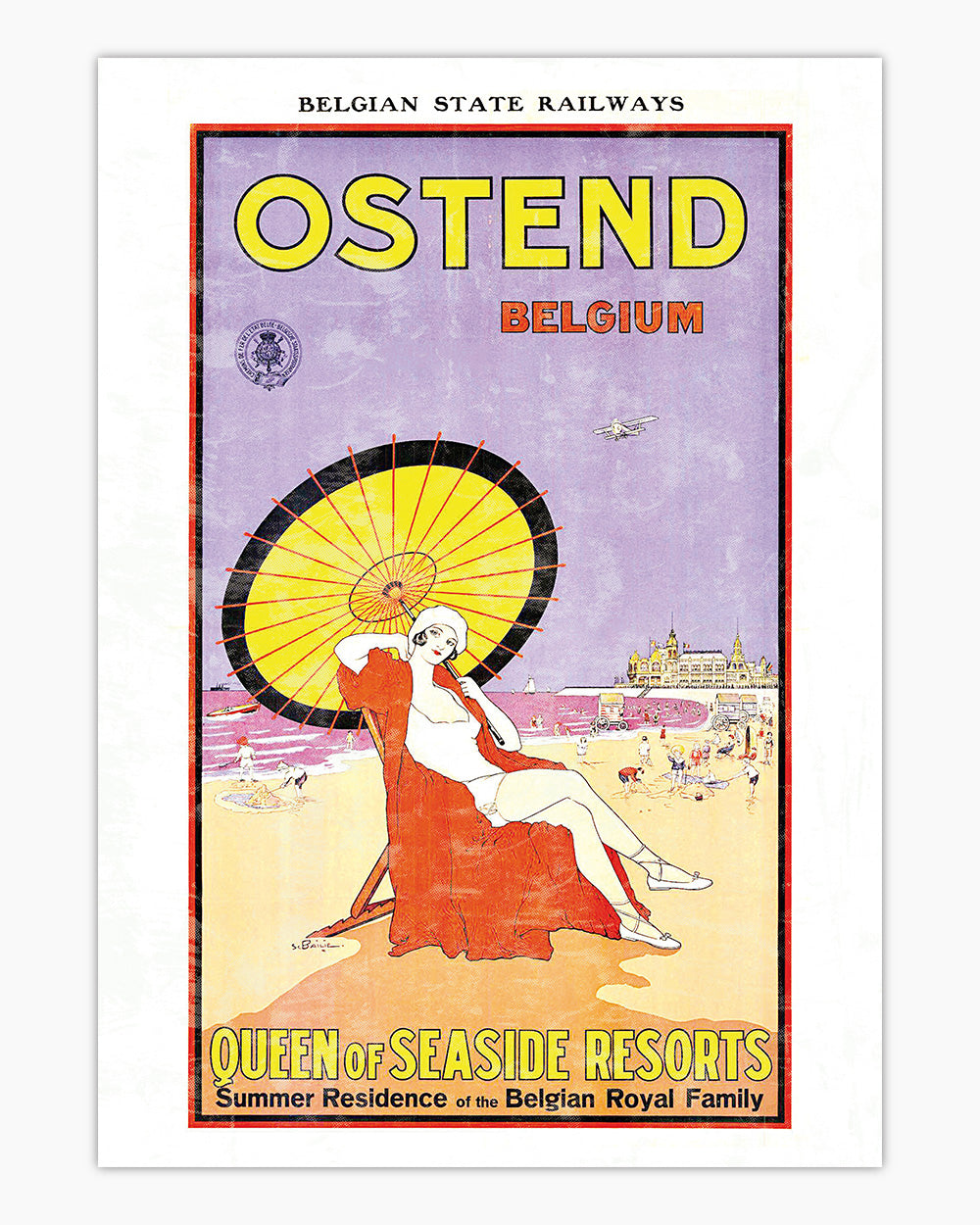 Ostend Belgium Art Print