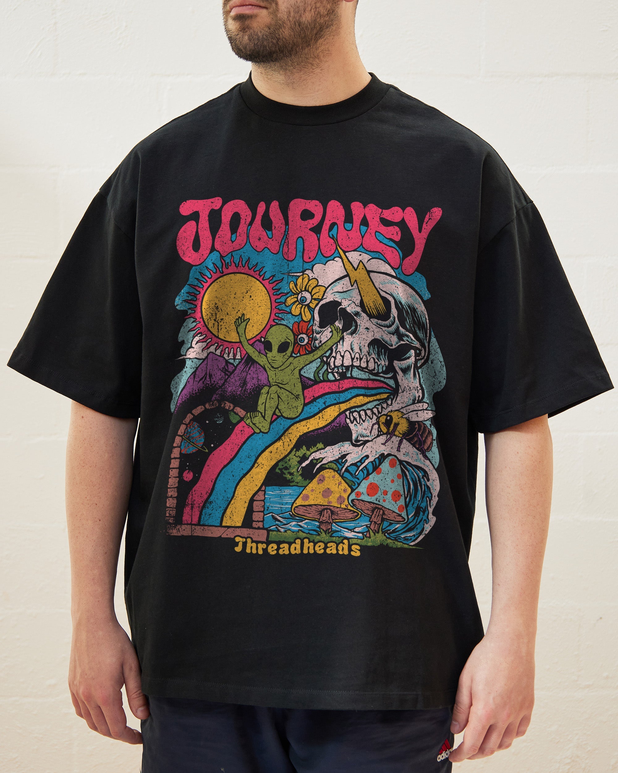 Journey Oversized Tee Australia Online Black