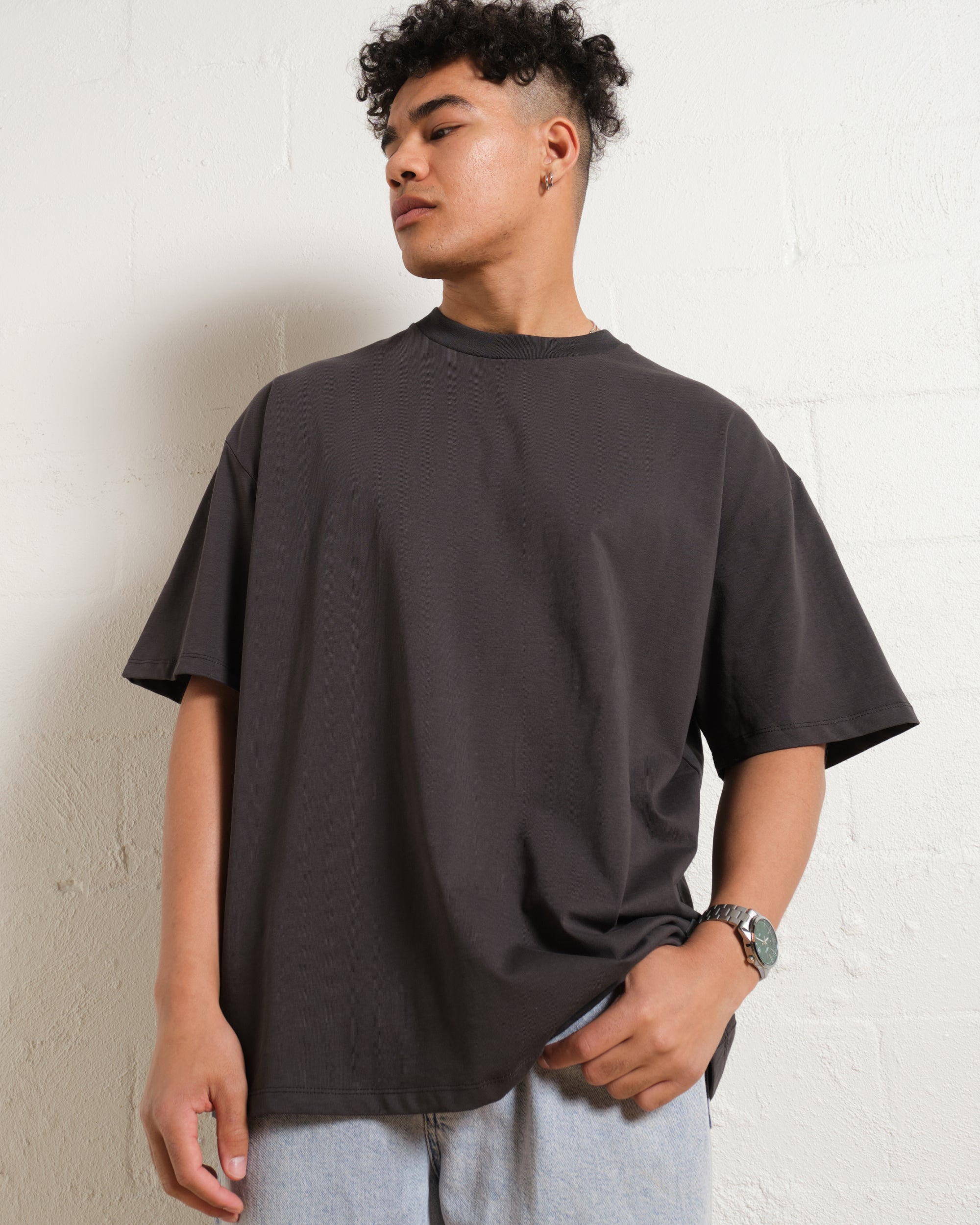 Oversized Tee 2 Pack: Charcoal, Natural Australia Online Threadheads