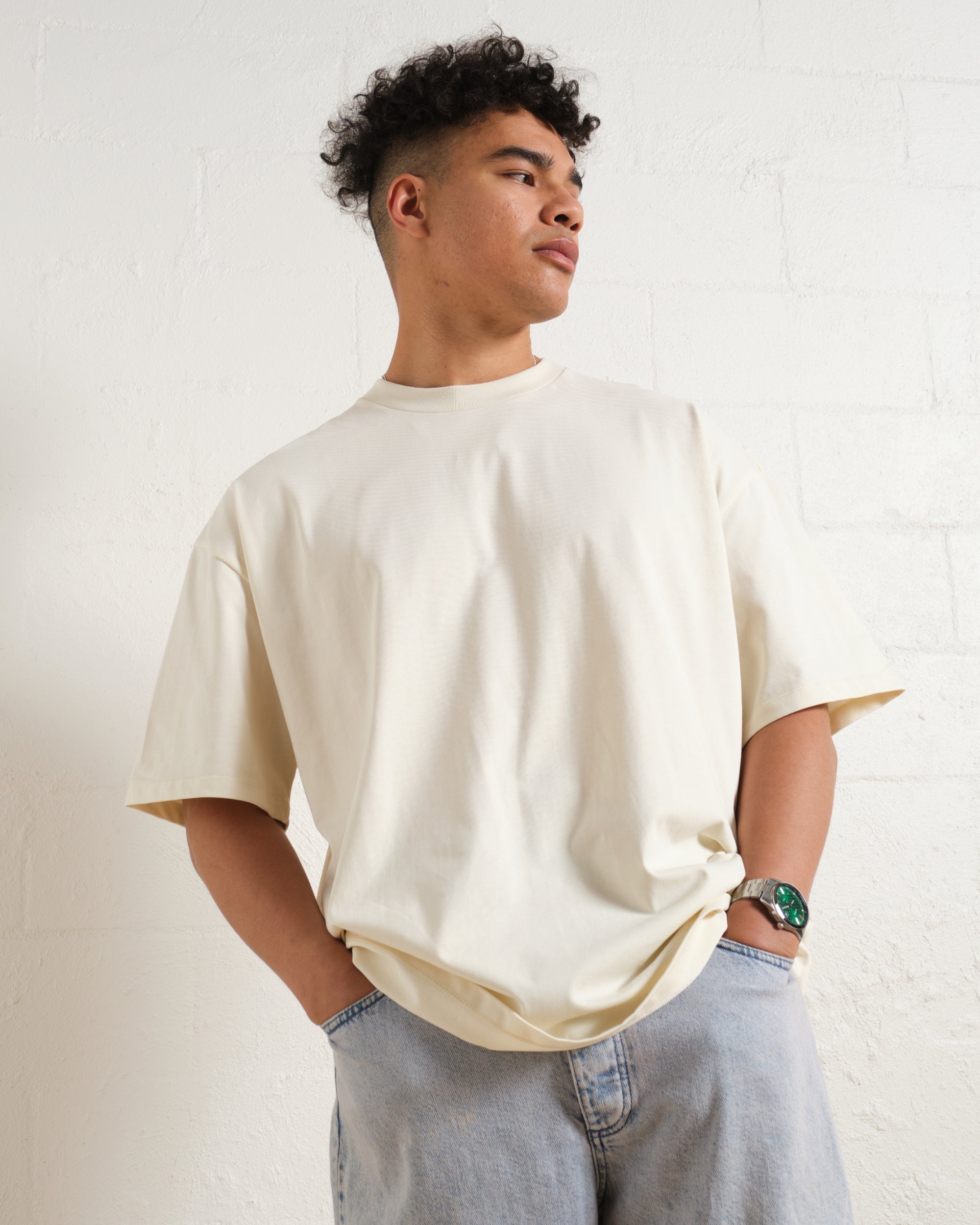 Oversized Tee 2 Pack: Natural, Brown Australia Online Threadheads