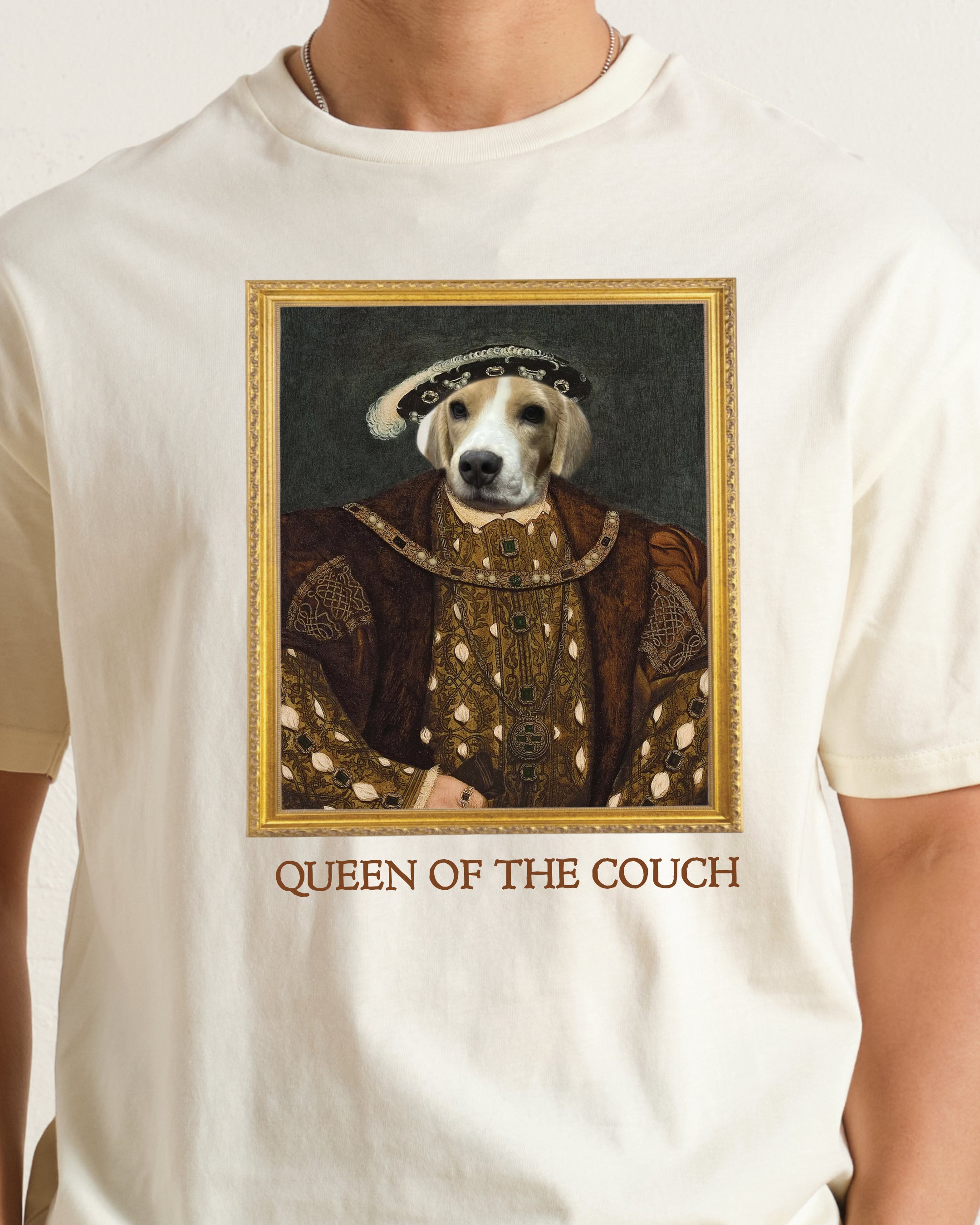Custom royal pet portrait shirt — Threadheads